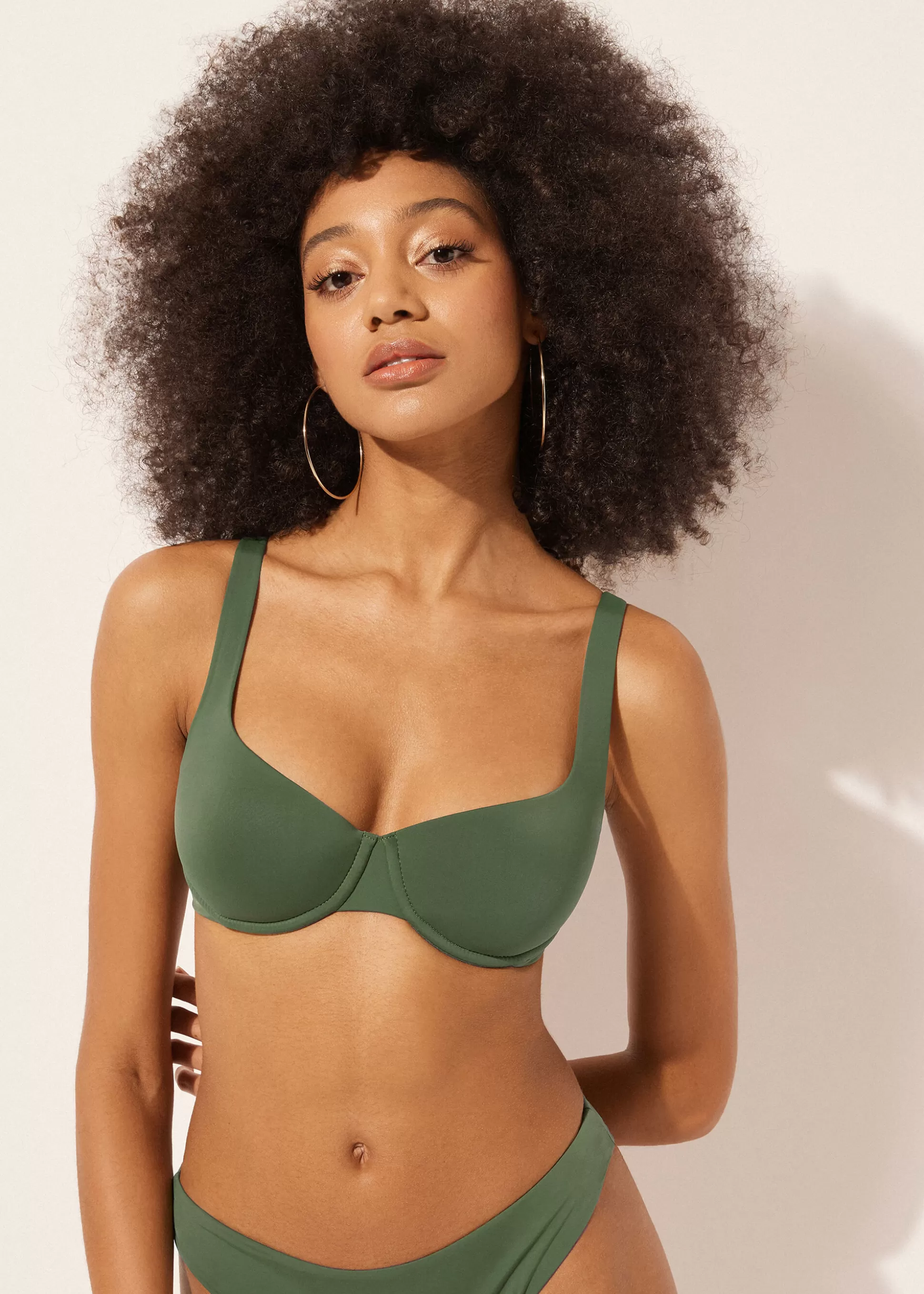 Bikini | Tops Bikini-Calzedonia Balconette Relleno Ligero Bikini Indonesia Indonesiapalmgreen