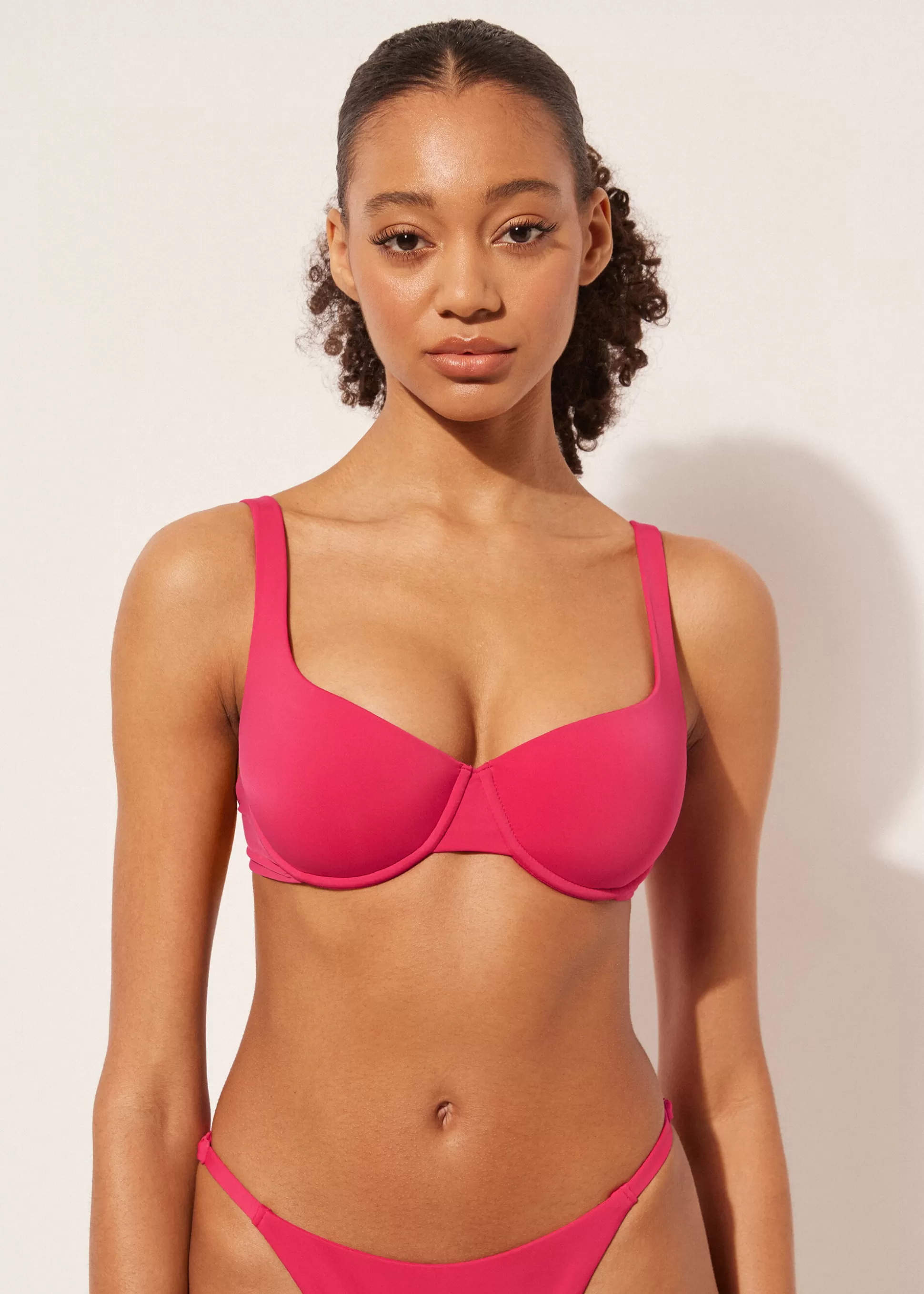 Bikini | Tops Bikini-Calzedonia Balconette Relleno Ligero Bikini Indonesia Indonesiasunsetmagenta