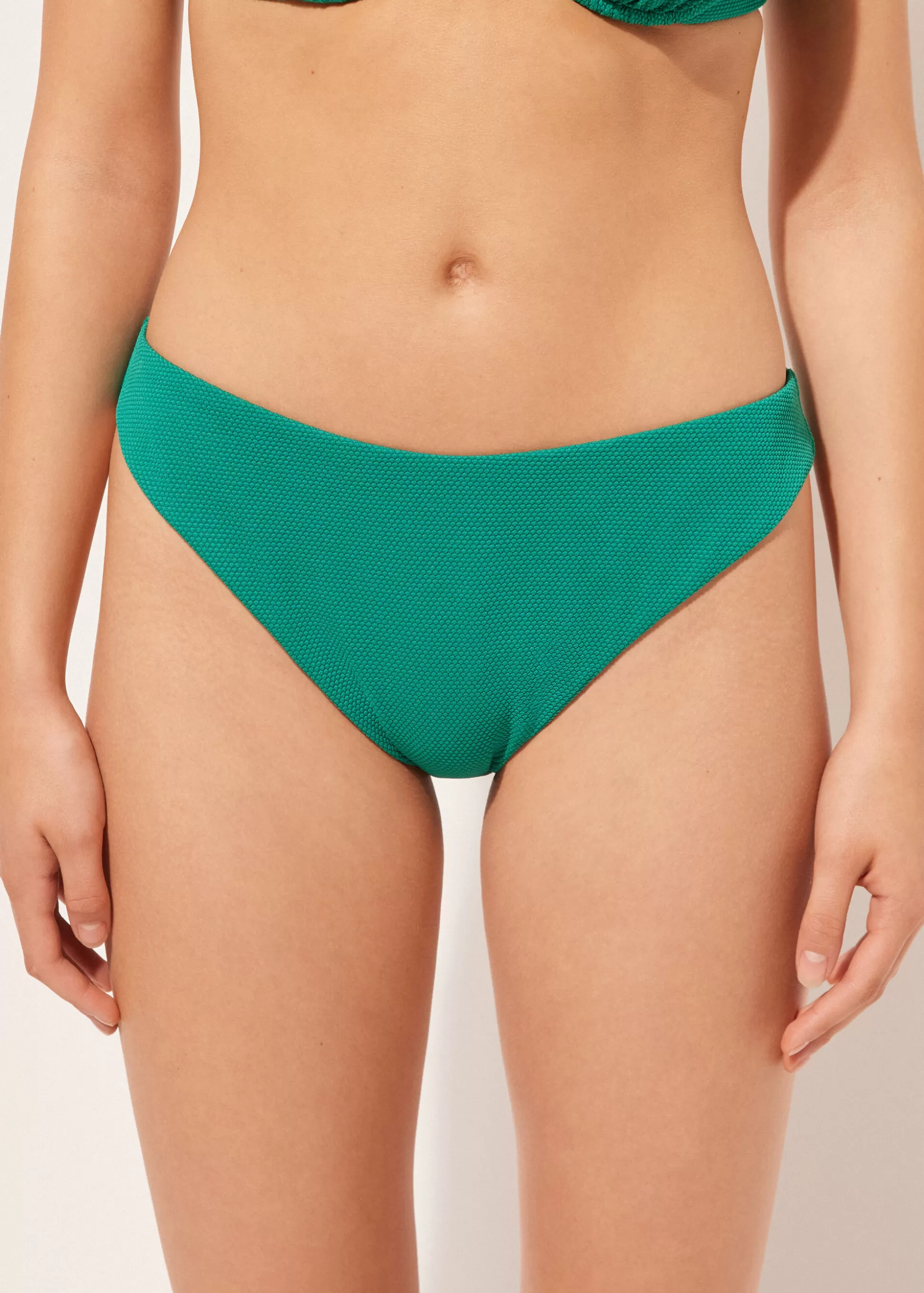 Braguitas Bikini | Bikini-Calzedonia Braguita Clásica Bikini Classic Piquet Piquéverdeesmeralda