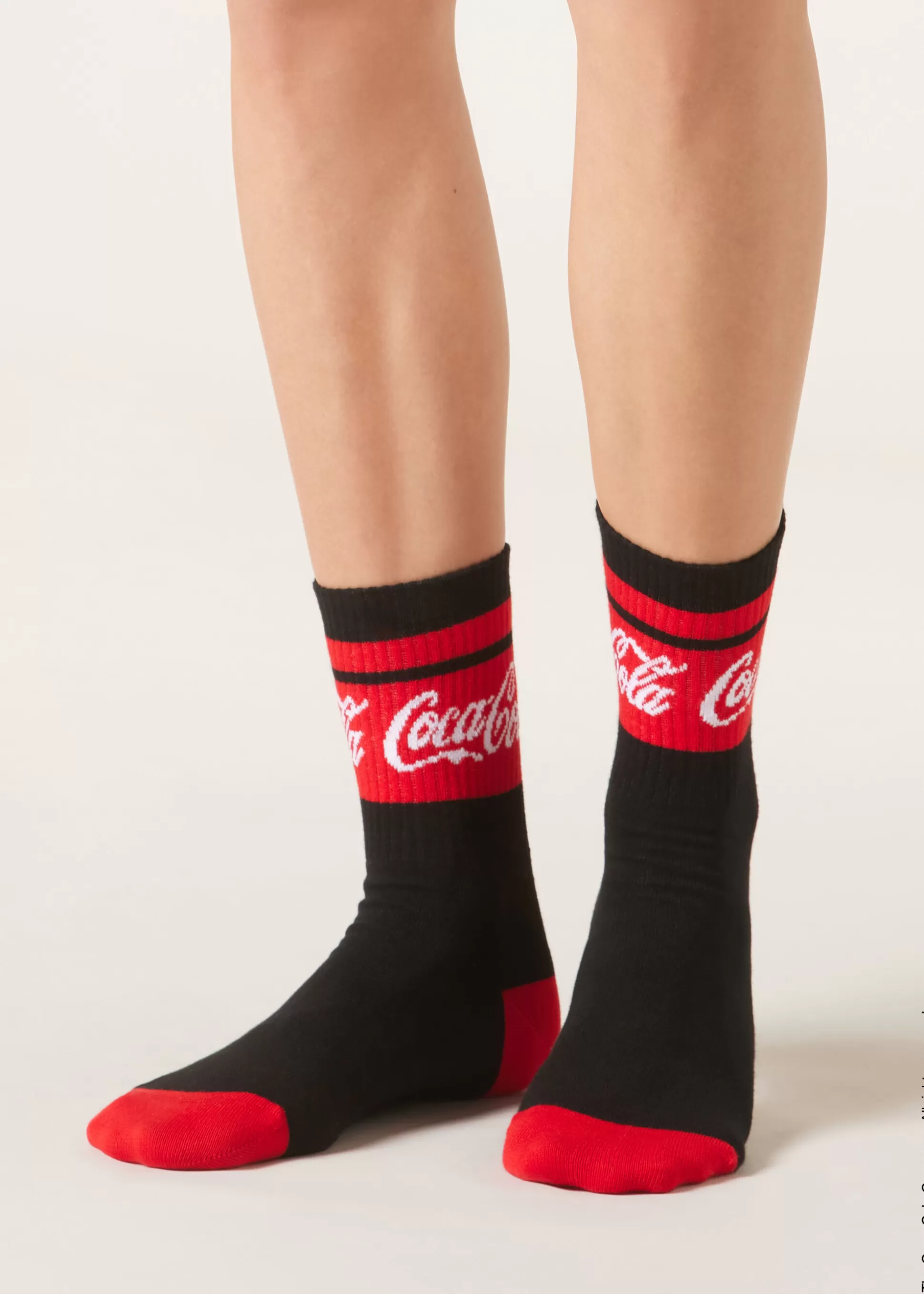 Calcetines Cortos | Calcetines Calcetines-Calzedonia Calcetines Algodón Coca-Cola Nerococacolabande