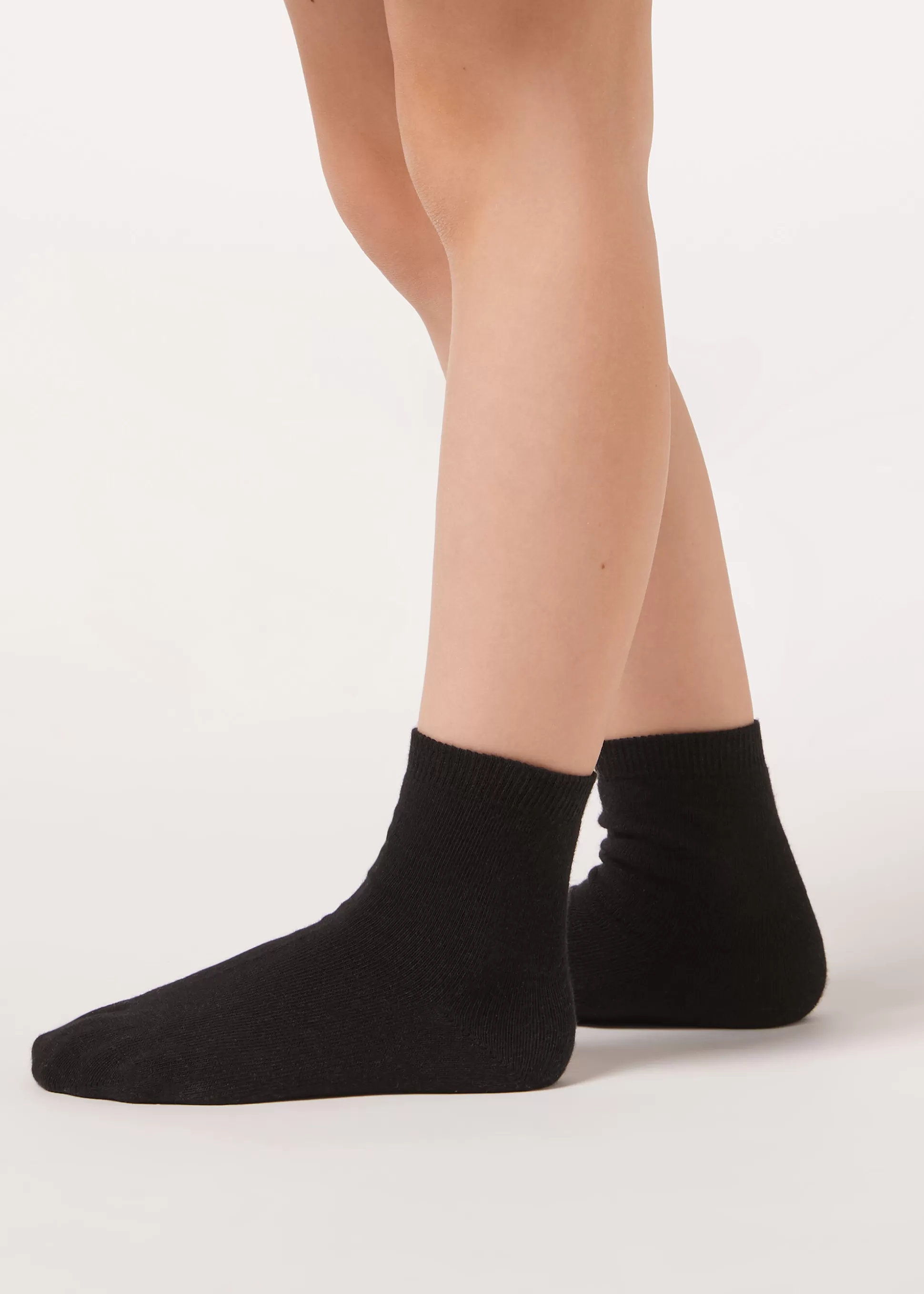 Calcetines Cortos | Calcetines Cortos-Calzedonia Calcetines Algodón Para Niños Nero