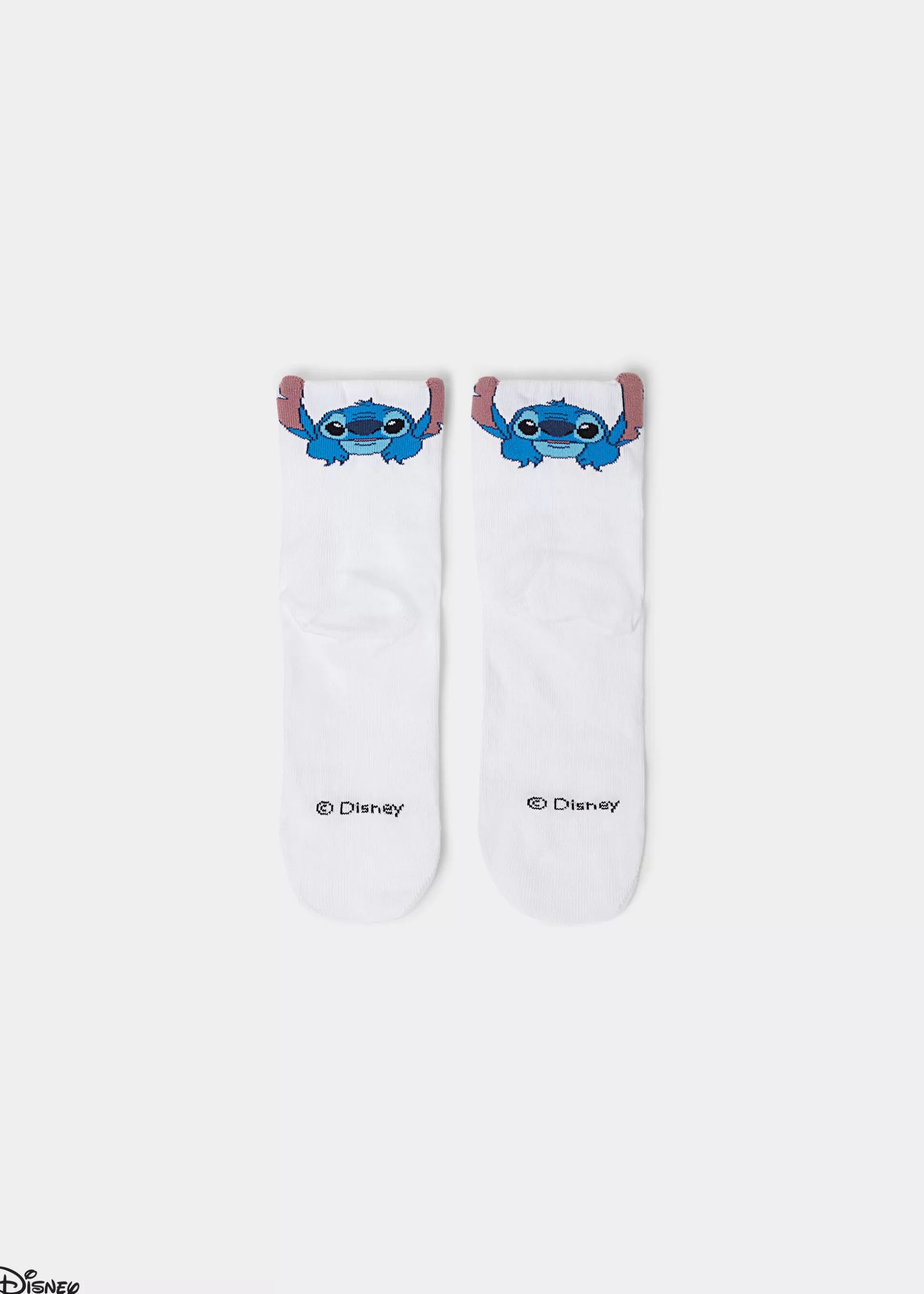 Calcetines Cortos | Calcetines Cortos-Calzedonia Calcetines Algodón Stitch Biancostitchdisney