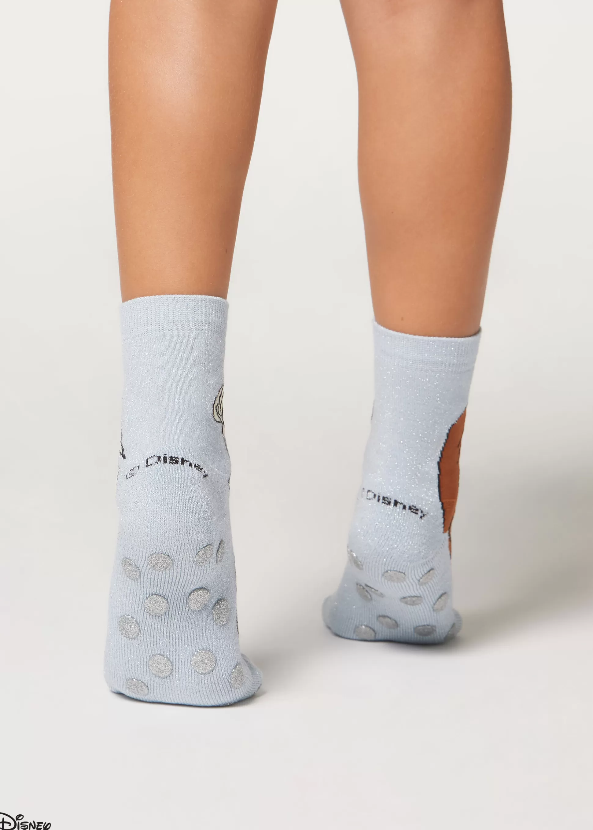 Calcetines Antideslizantes | Calcetines Cortos-Calzedonia Calcetines Antideslizantes Elsa Niños Azzurroelsaannadisney