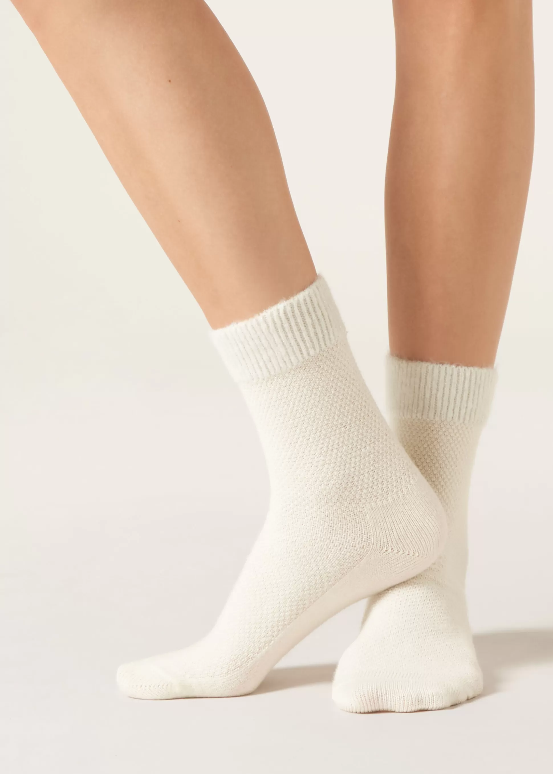 Calcetines Cortos-Calzedonia Calcetines Cashmere Cremacachemira