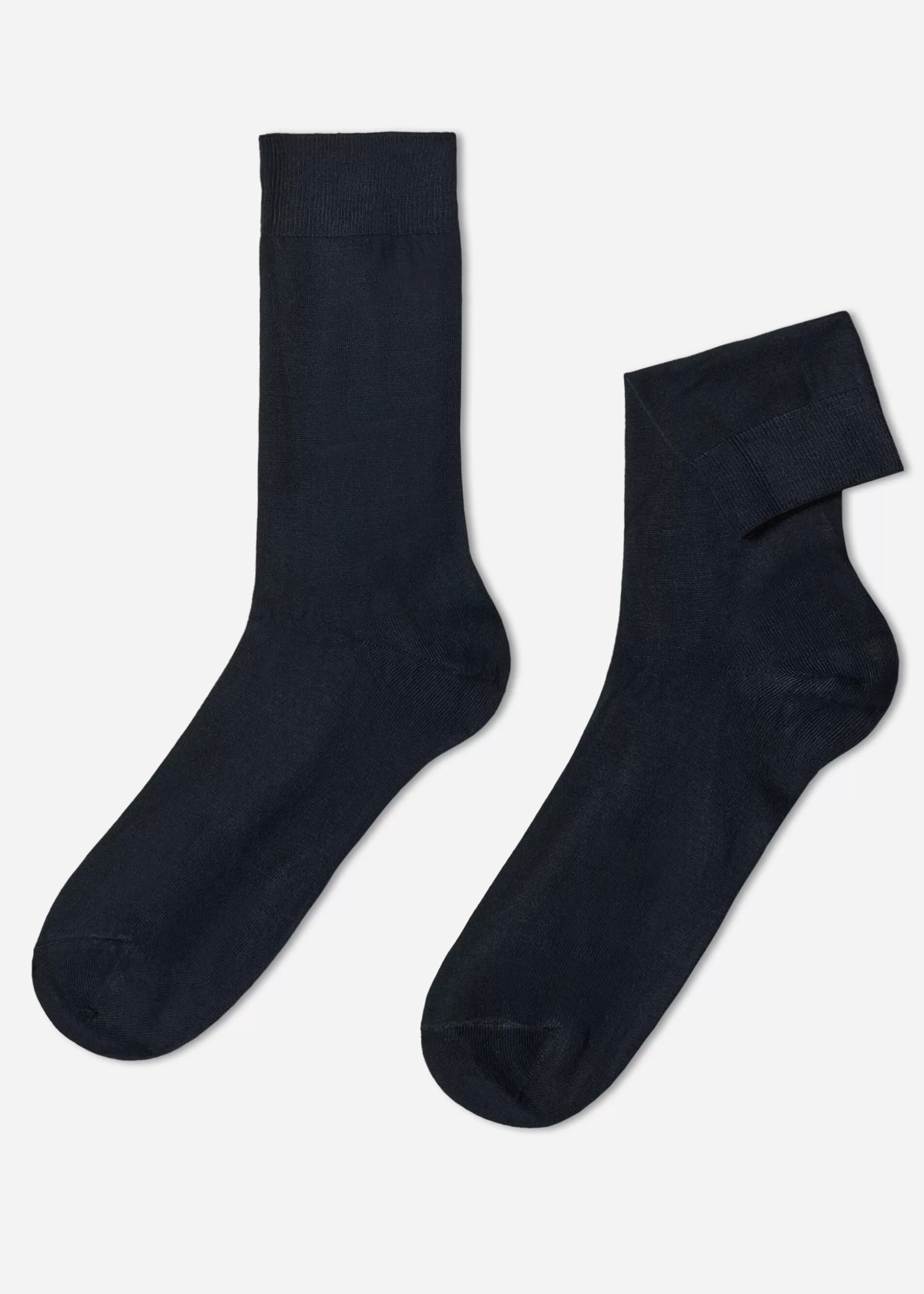 Calcetines Cortos-Calzedonia Calcetines Cashmere de Hombre Azul