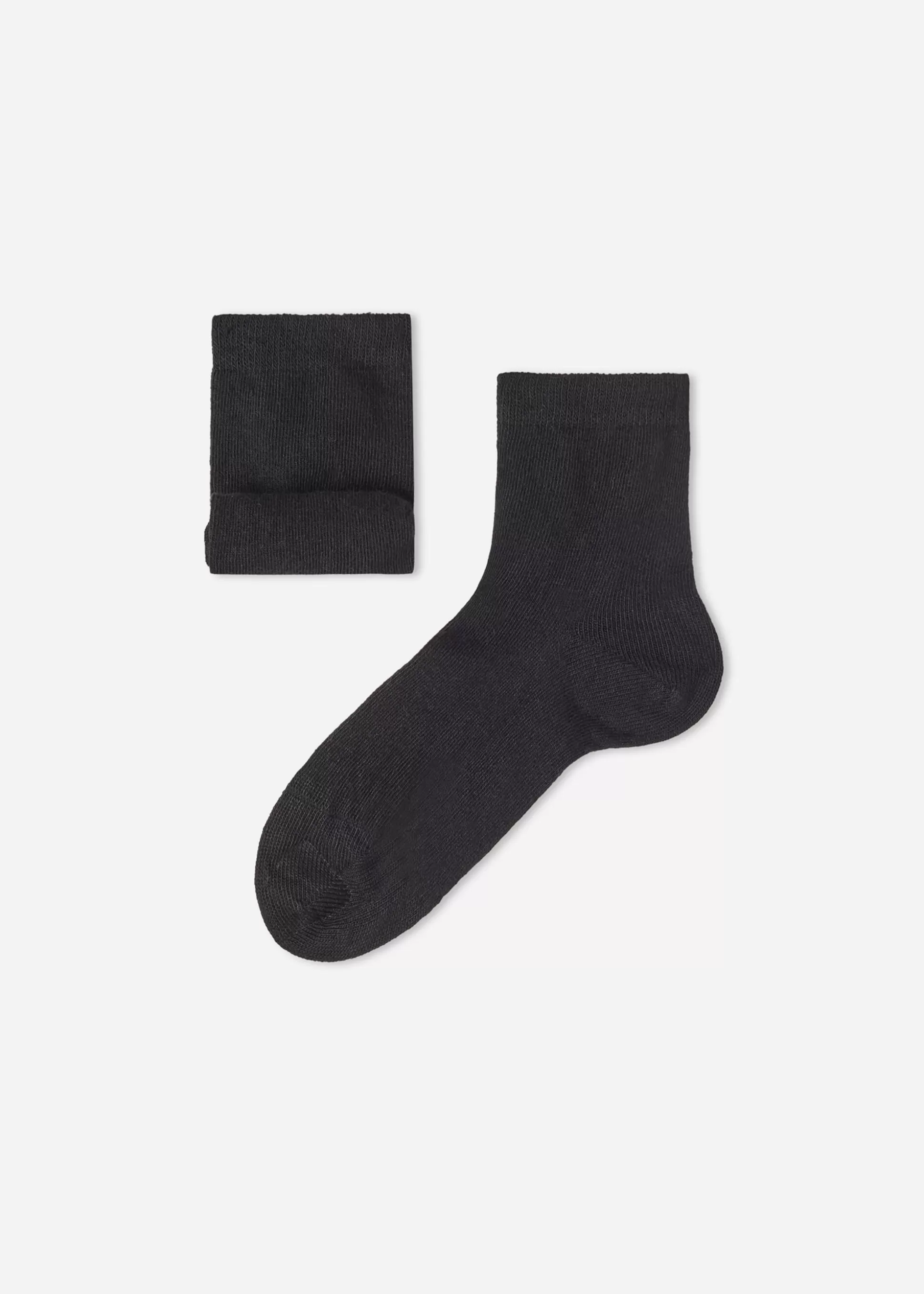 Calcetines Cortos | Calcetines Cortos-Calzedonia Calcetines Con Cashmere De Niño Nero