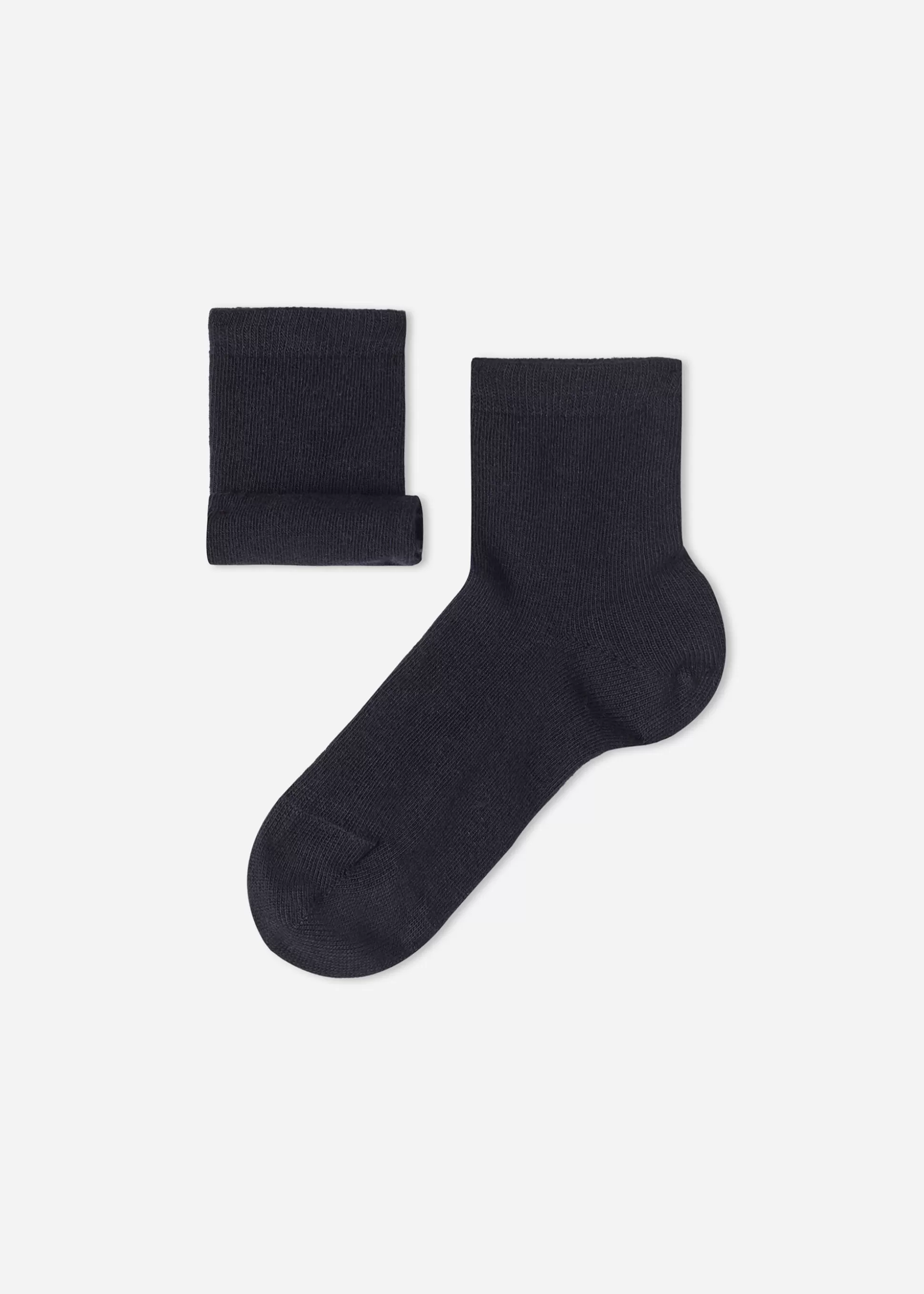 Calcetines Cortos | Calcetines Cortos-Calzedonia Calcetines Con Cashmere De Niño Blu