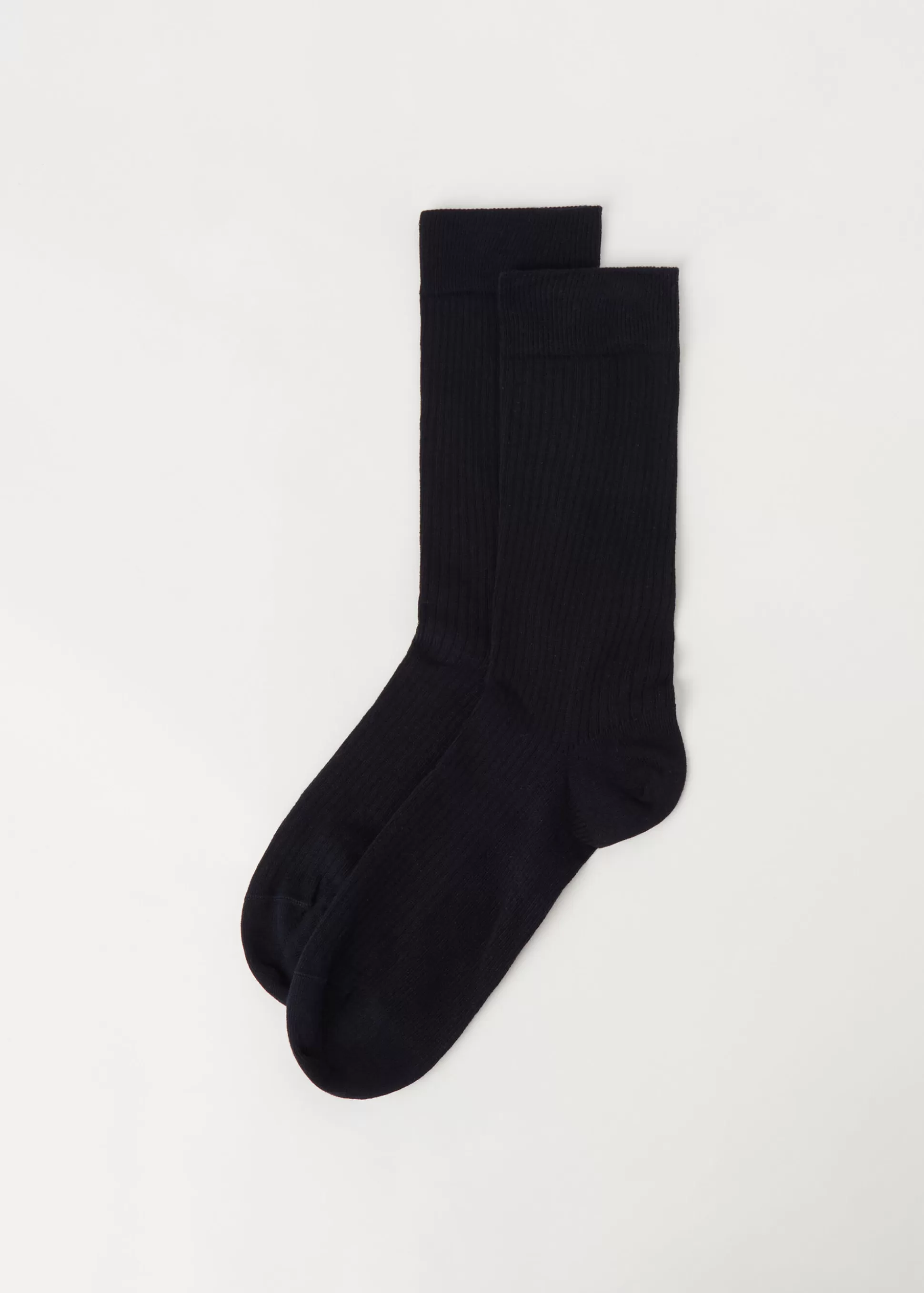 Calcetines Cortos-Calzedonia Calcetines Cortos de Canalé de Hombre Azulcanaléfino