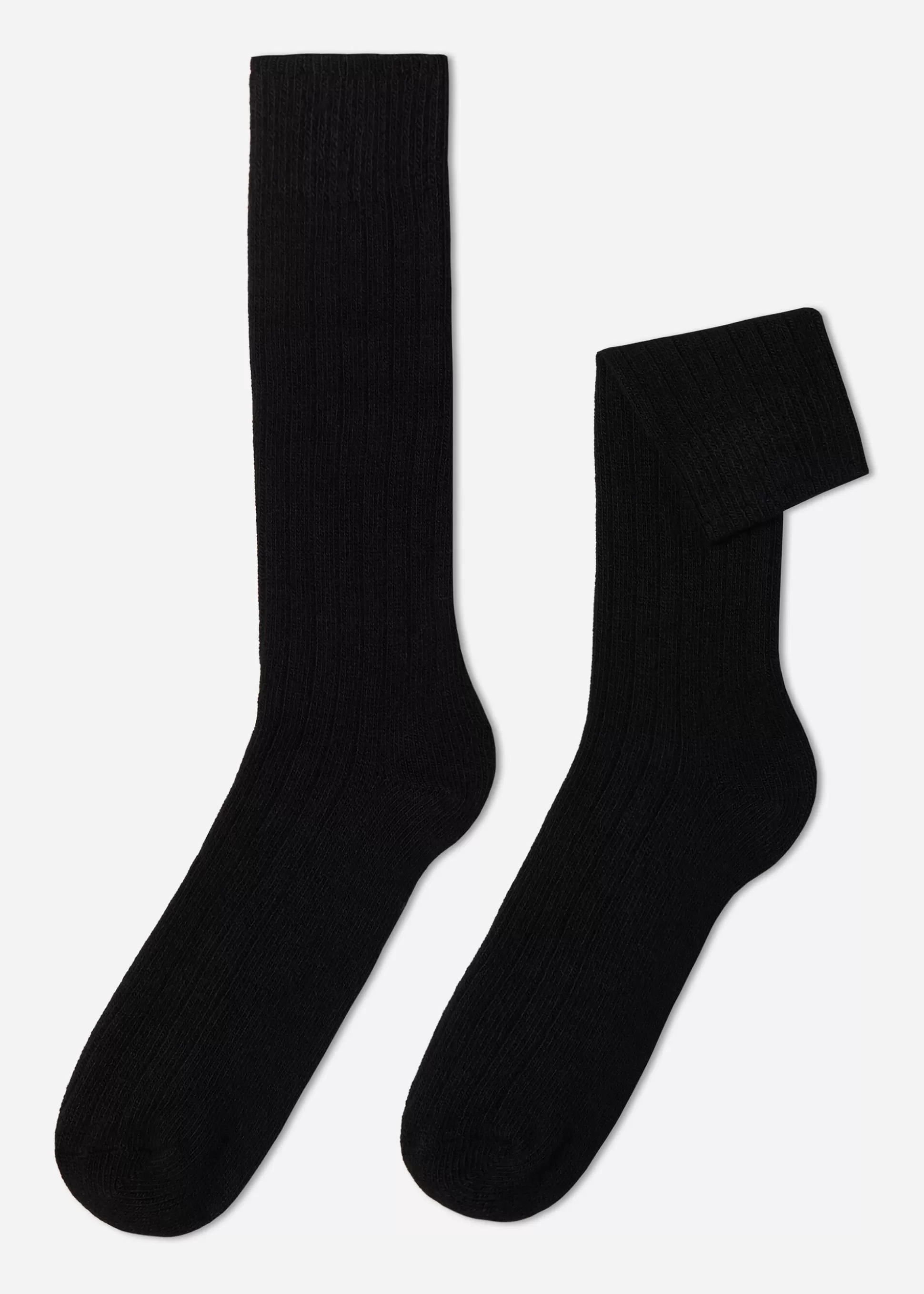 Calcetines Cortos-Calzedonia Calcetines de Canalé de Hombre con Lana y Cashmere