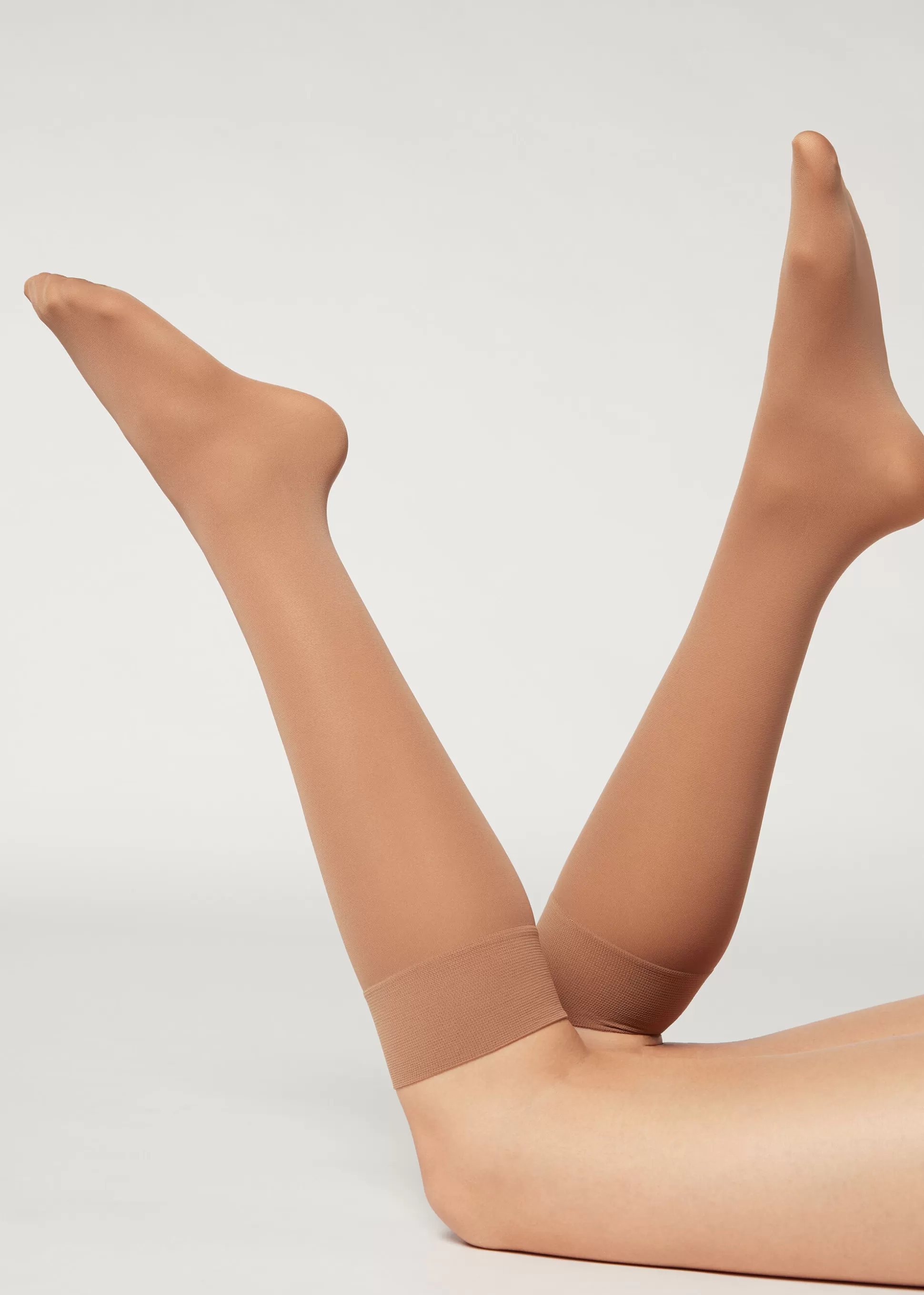 Medias Hasta La Rodilla | Calcetines Largos-Calzedonia Calcetines Ejecutivos Largos en Microfibra 30 Deniers