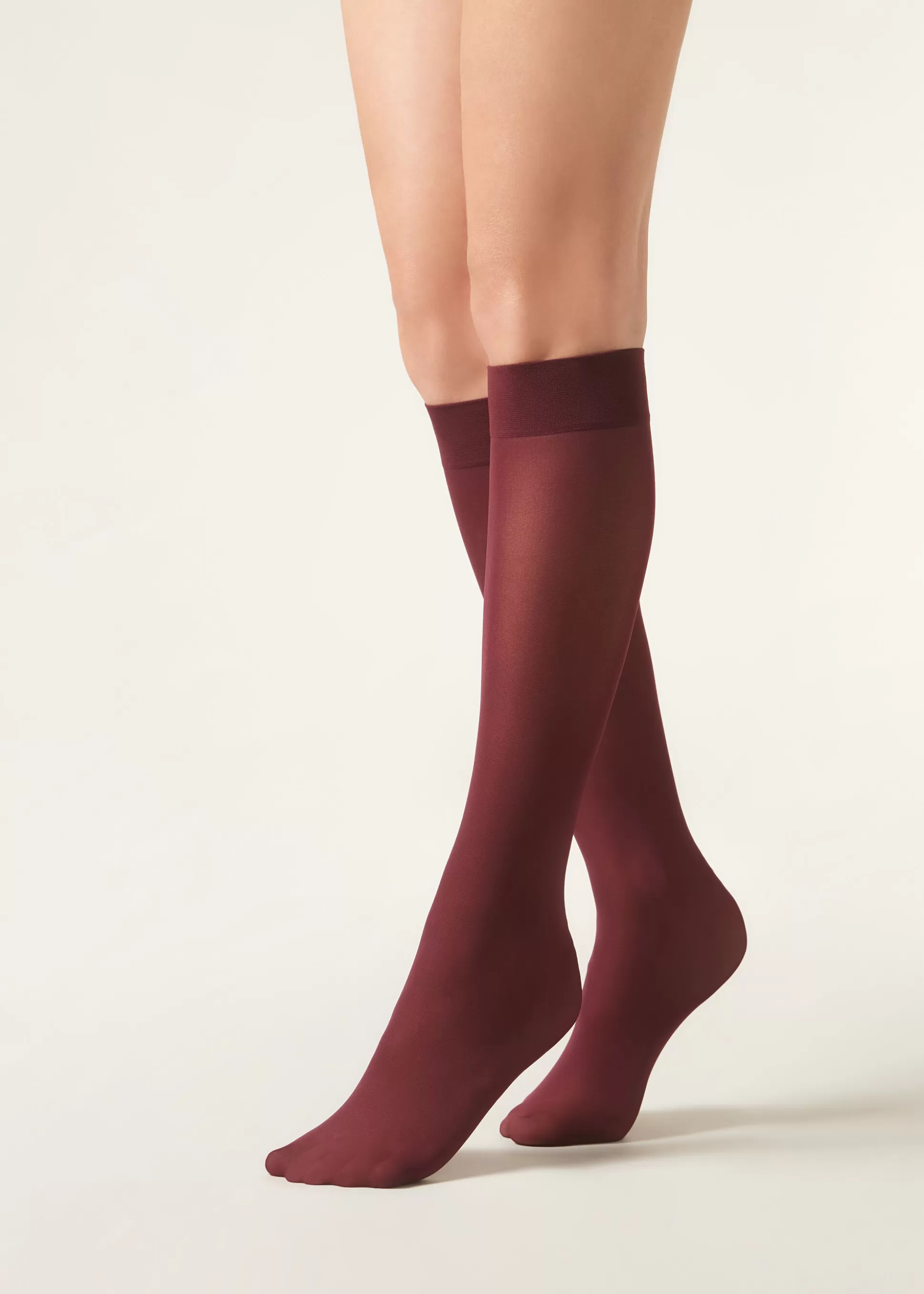 Medias Hasta La Rodilla | Calcetines Largos-Calzedonia Calcetines Ejecutivos Largos en Microfibra 30 Deniers