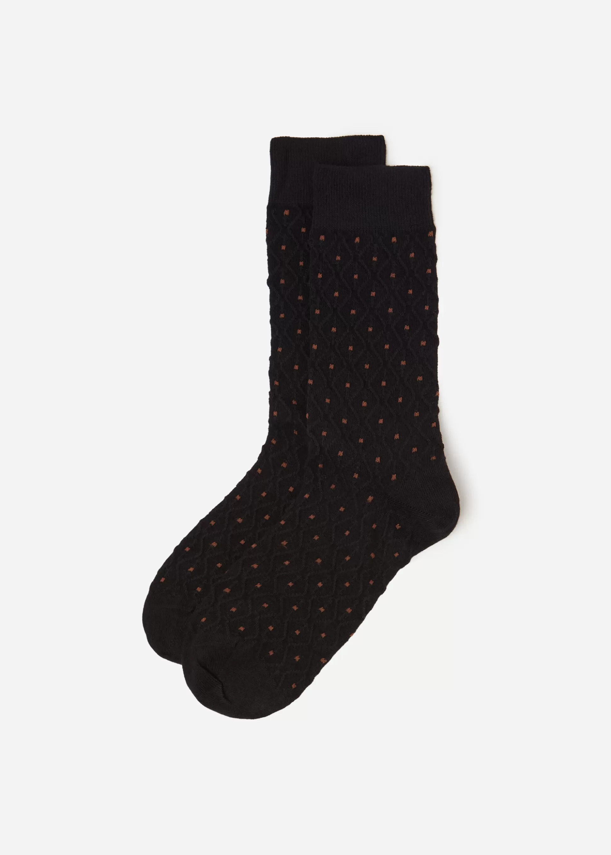 Calcetines Cortos-Calzedonia Calcetines Estampado Hombre Nerolavorazionerombi