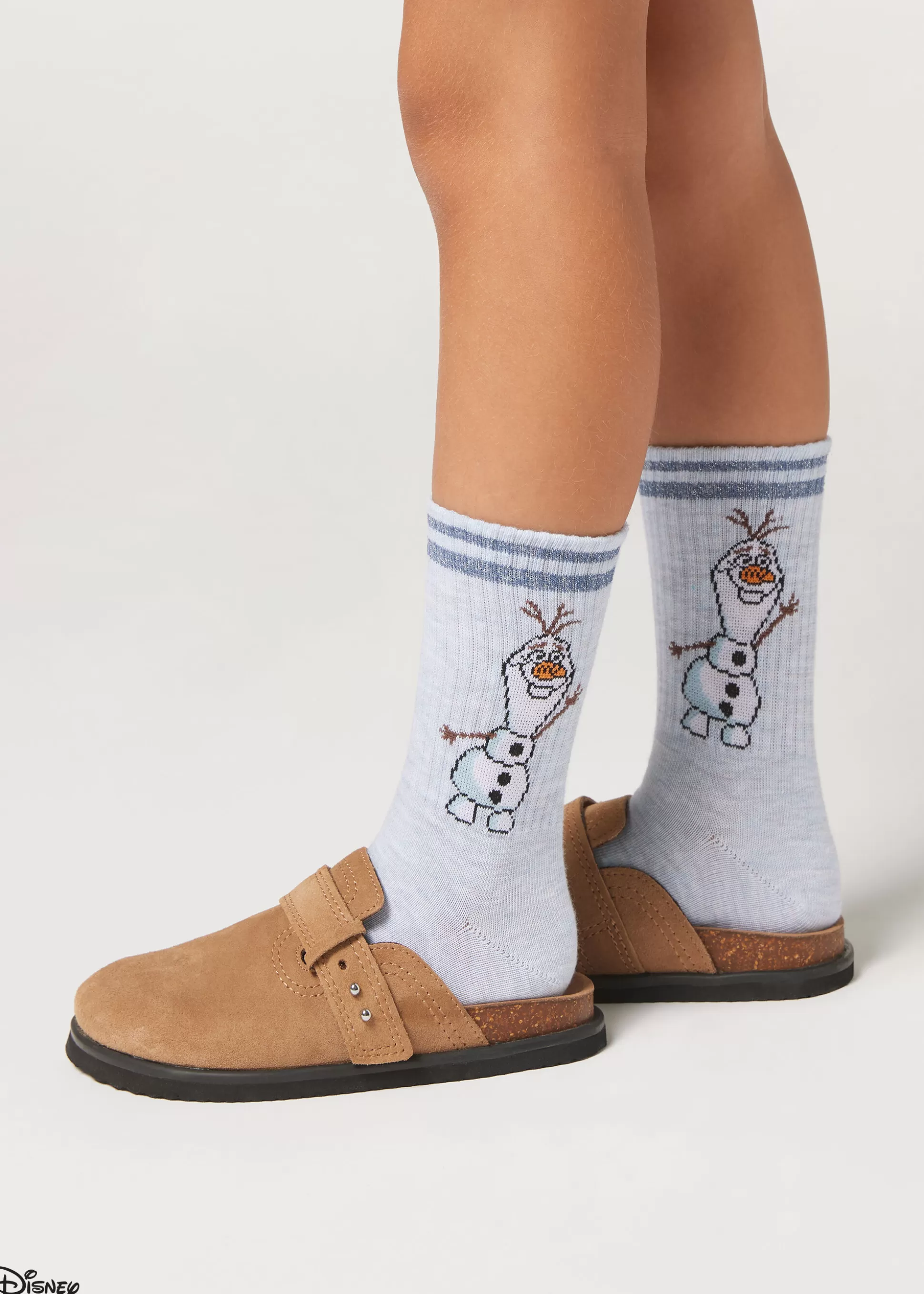 Calcetines Cortos | Calcetines Cortos-Calzedonia Calcetines Frozen Niños Azzurroolafdisney