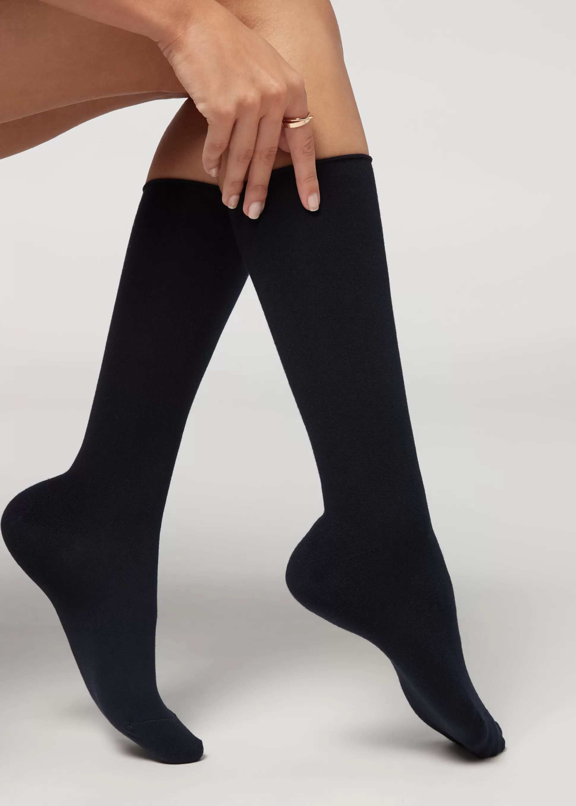 Calcetines Largos-Calzedonia Calcetines Largos 3/4 con Cashmere