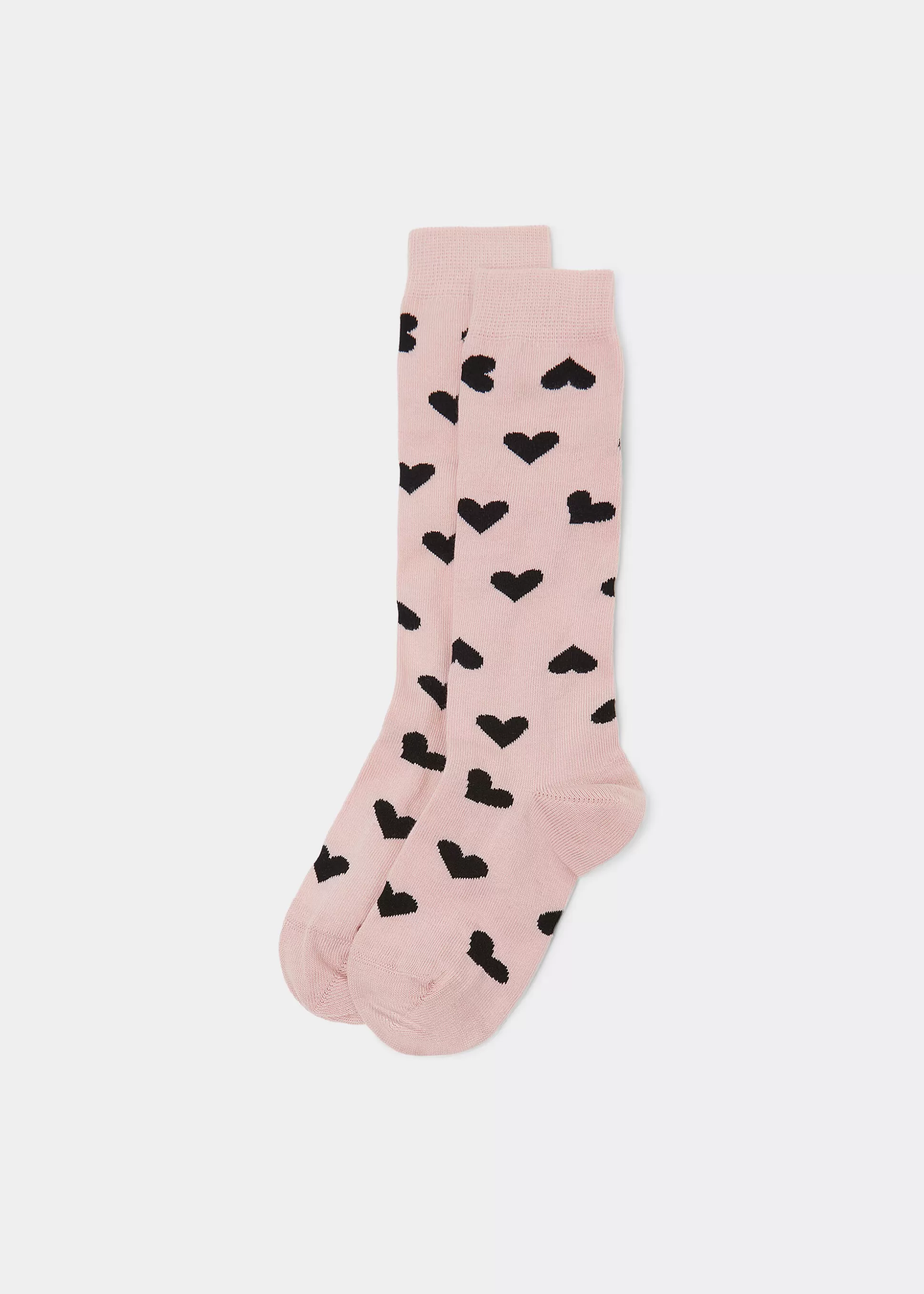 Calcetines Largos-Calzedonia Calcetines Largos Corazones Niños Rosacuori