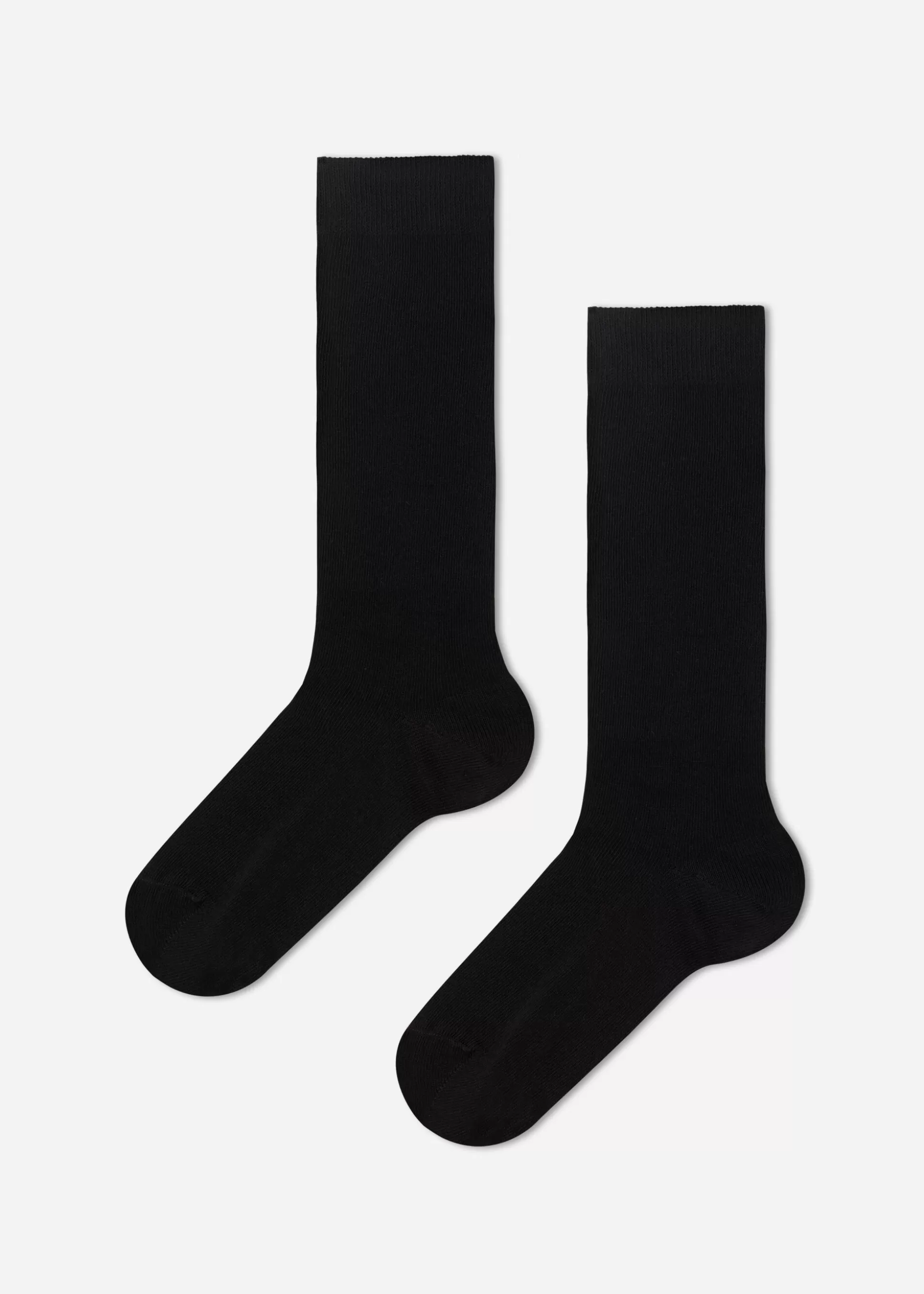 Calcetines Largos | Calcetines Largos-Calzedonia Calcetines Largos de Algodón de Niño Nero