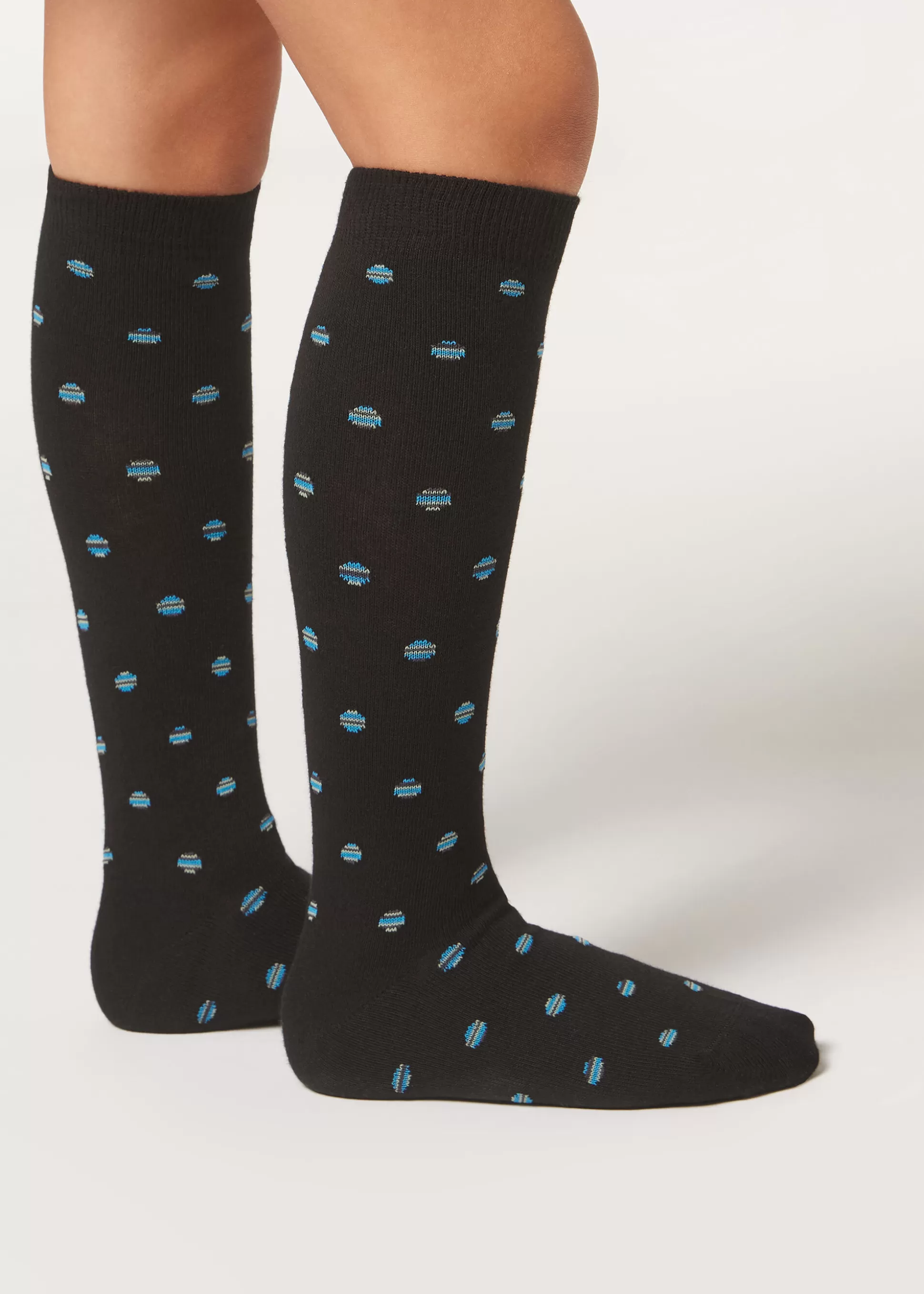 Calcetines Largos | Calcetines Largos-Calzedonia Calcetines Largos Topos Niños Neropois