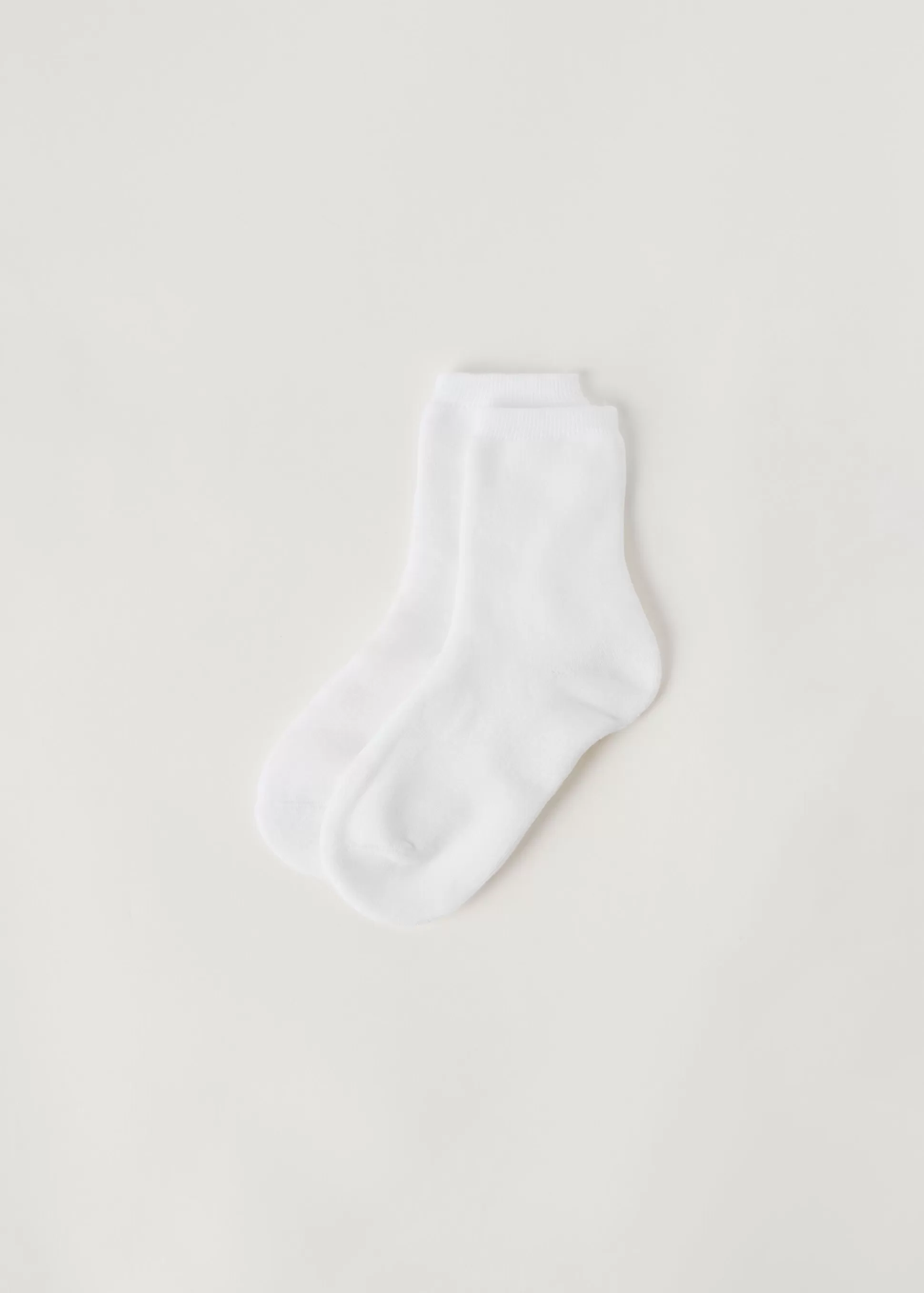 Calcetines Cortos | Calcetines Cortos-Calzedonia Calcetín térmico para niños en algodón Bianco