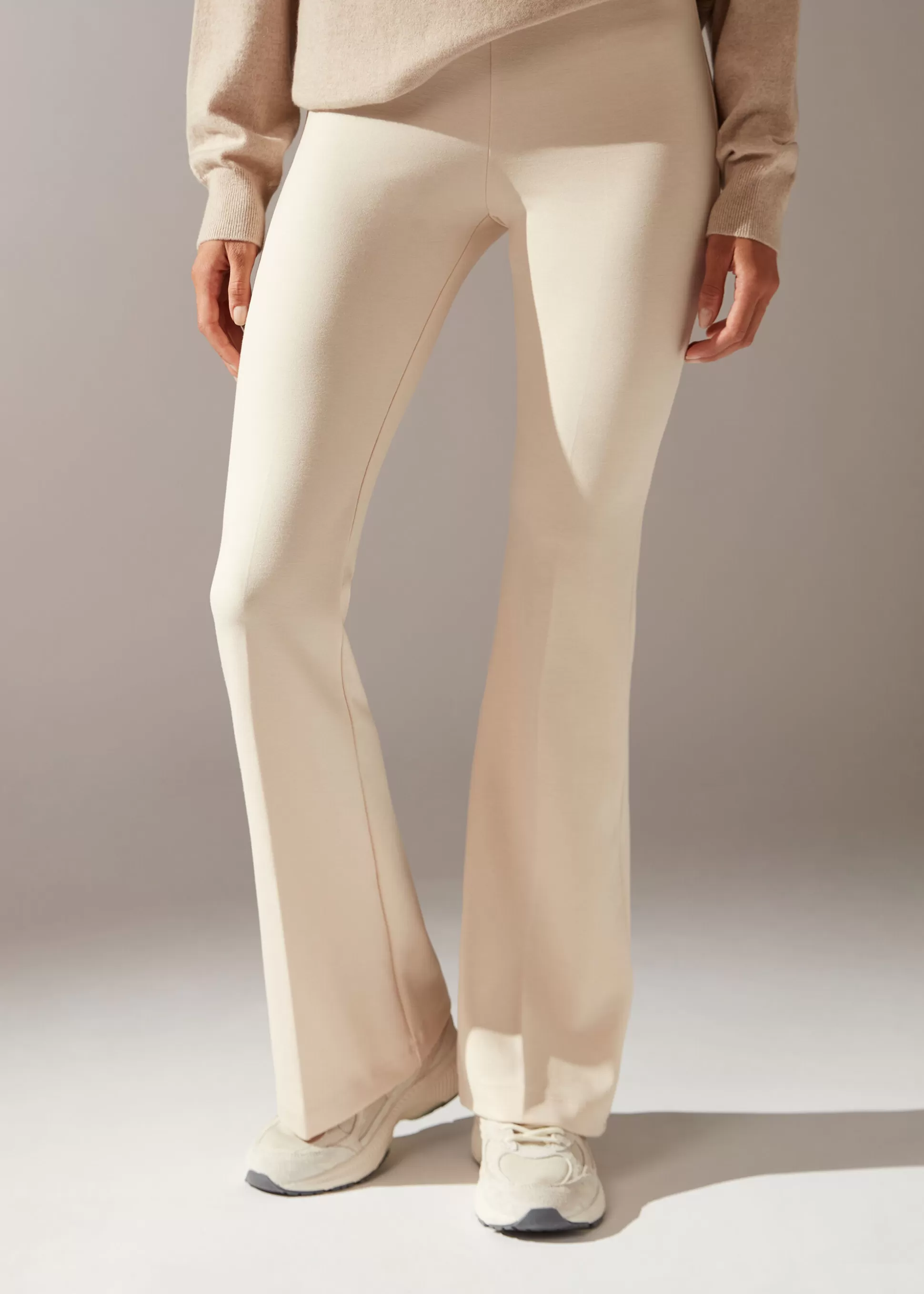 Leggings Leggings | Pantalones-Calzedonia Leggings Acampanados Naturale