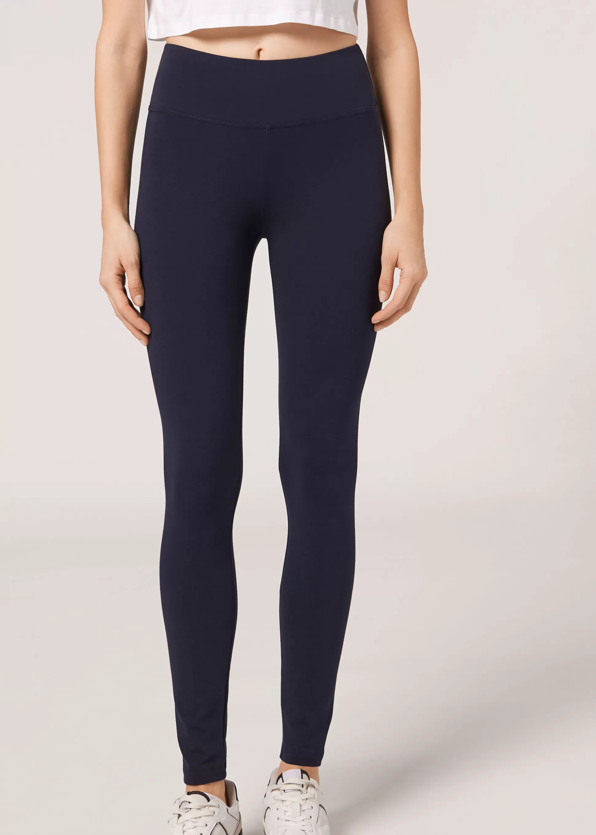 Leggings Leggings | Leggings-Calzedonia Leggings de Algodón Azulintenso