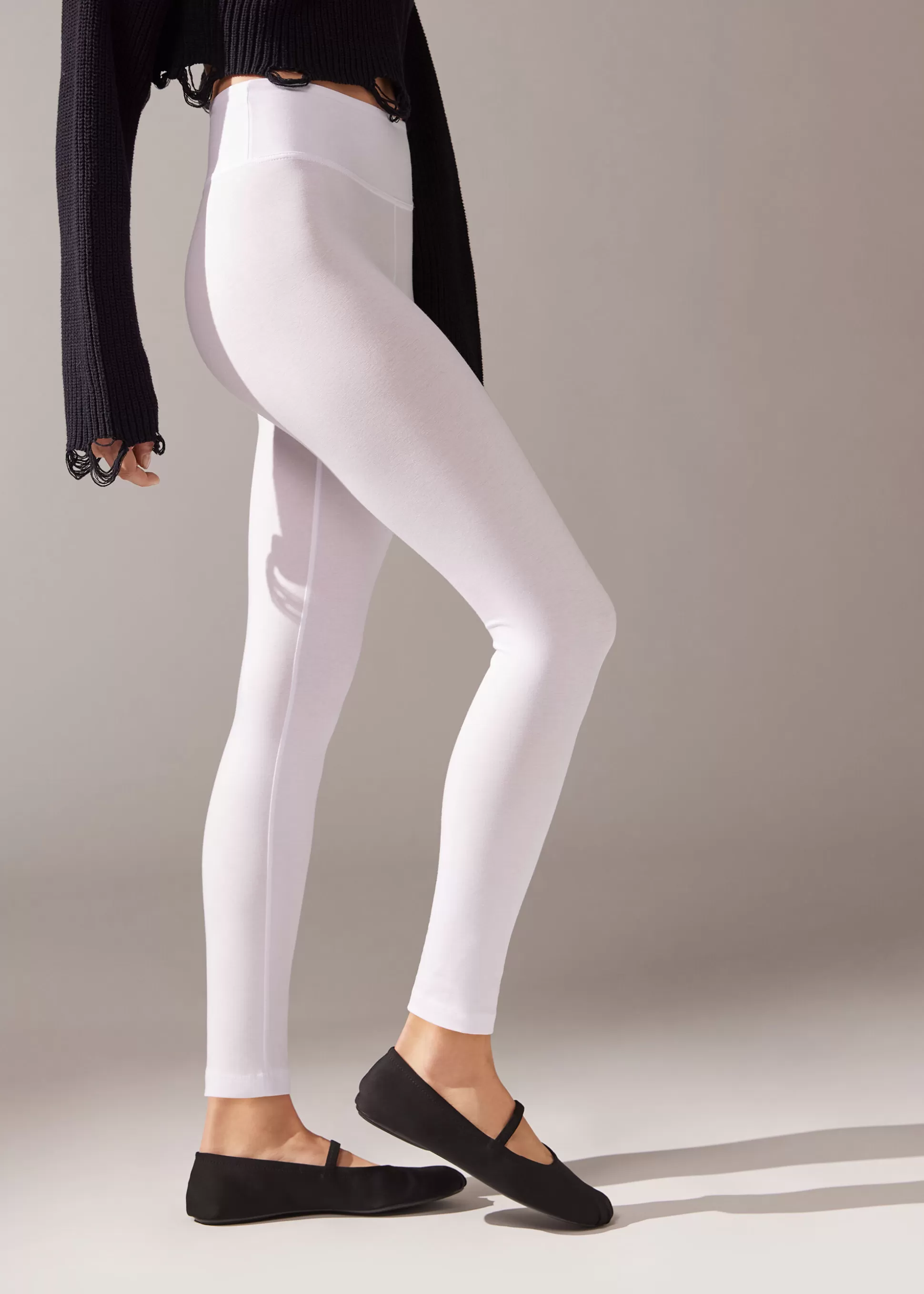 Leggings-Calzedonia Leggings De Algodón Ligero