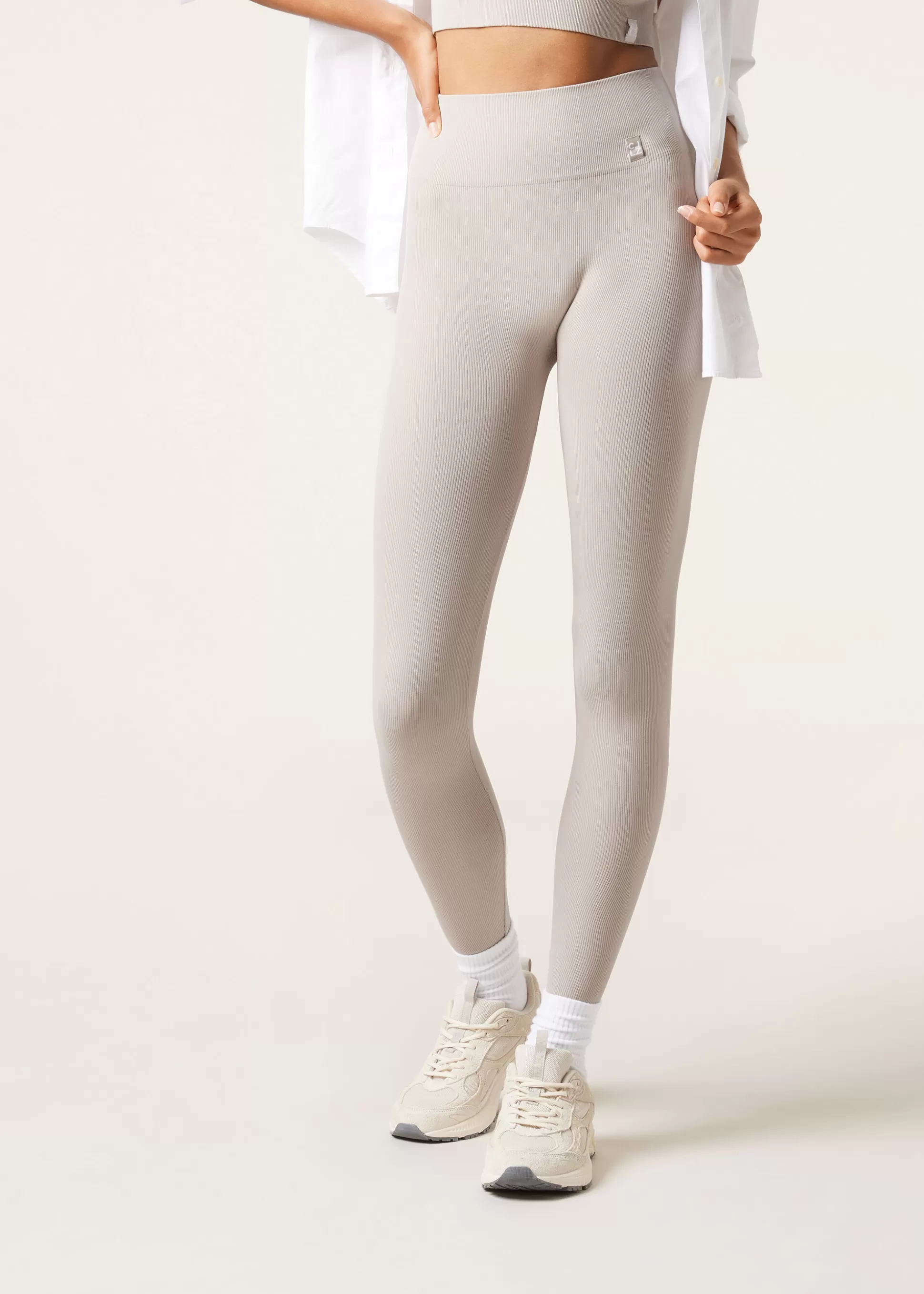 Leggings | Leggings Leggings-Calzedonia Leggings Deportivos Sin Costuras Grisperla