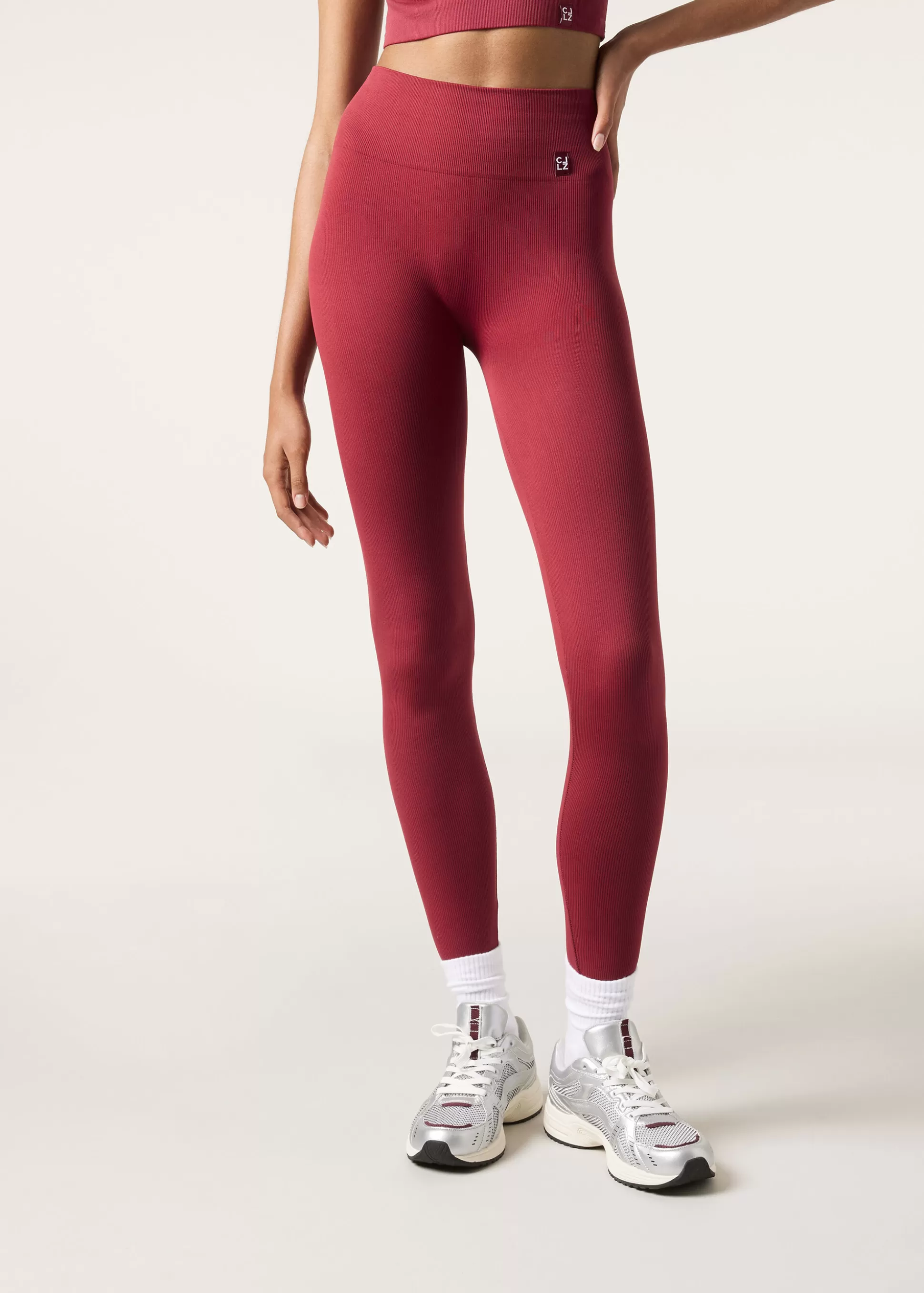 Leggings Leggings | Leggings-Calzedonia Leggings Deportivos Sin Costuras Rojooscuro