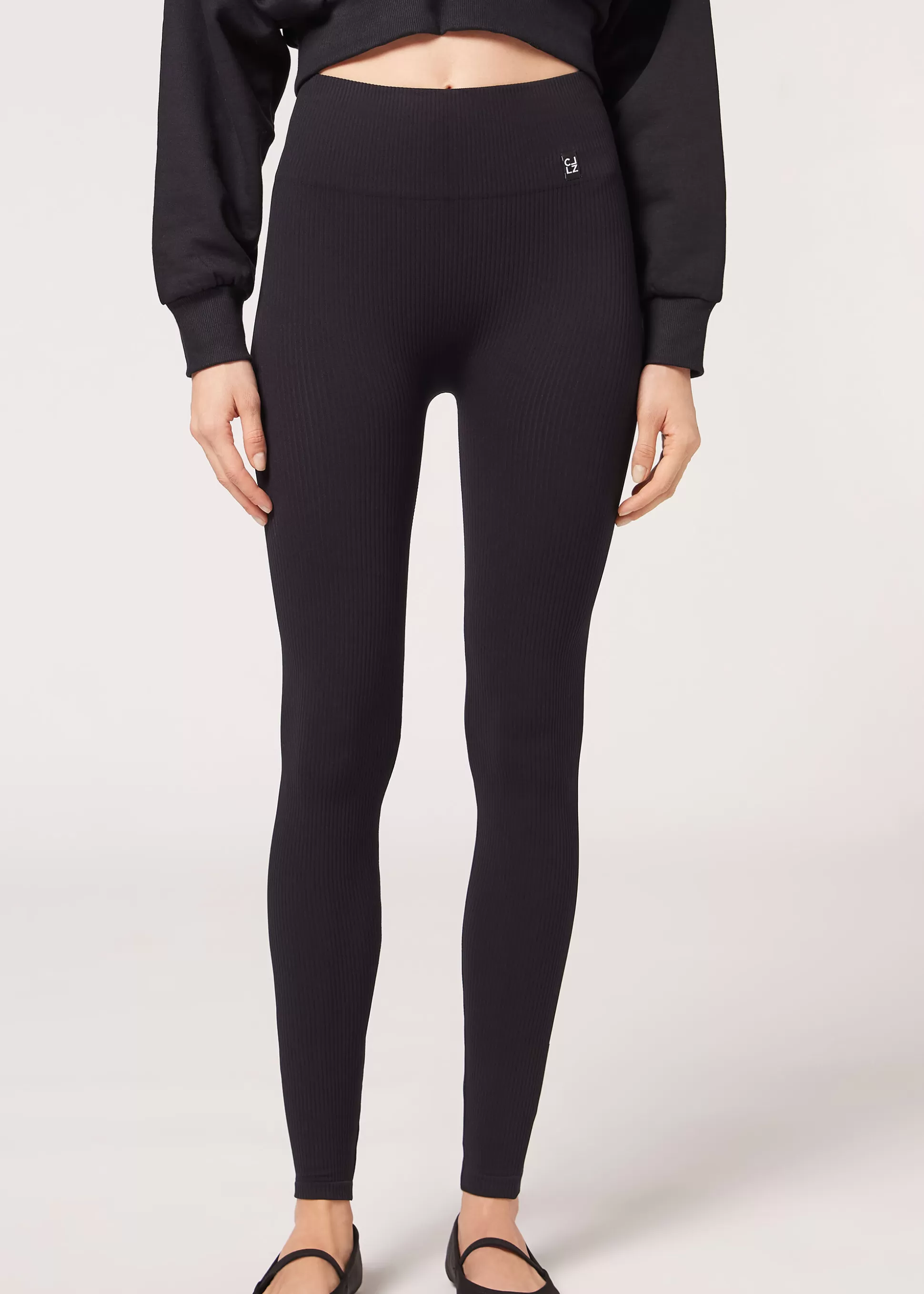 Leggings Leggings | Leggings-Calzedonia Leggings Deportivos Sin Costuras Con Canalé