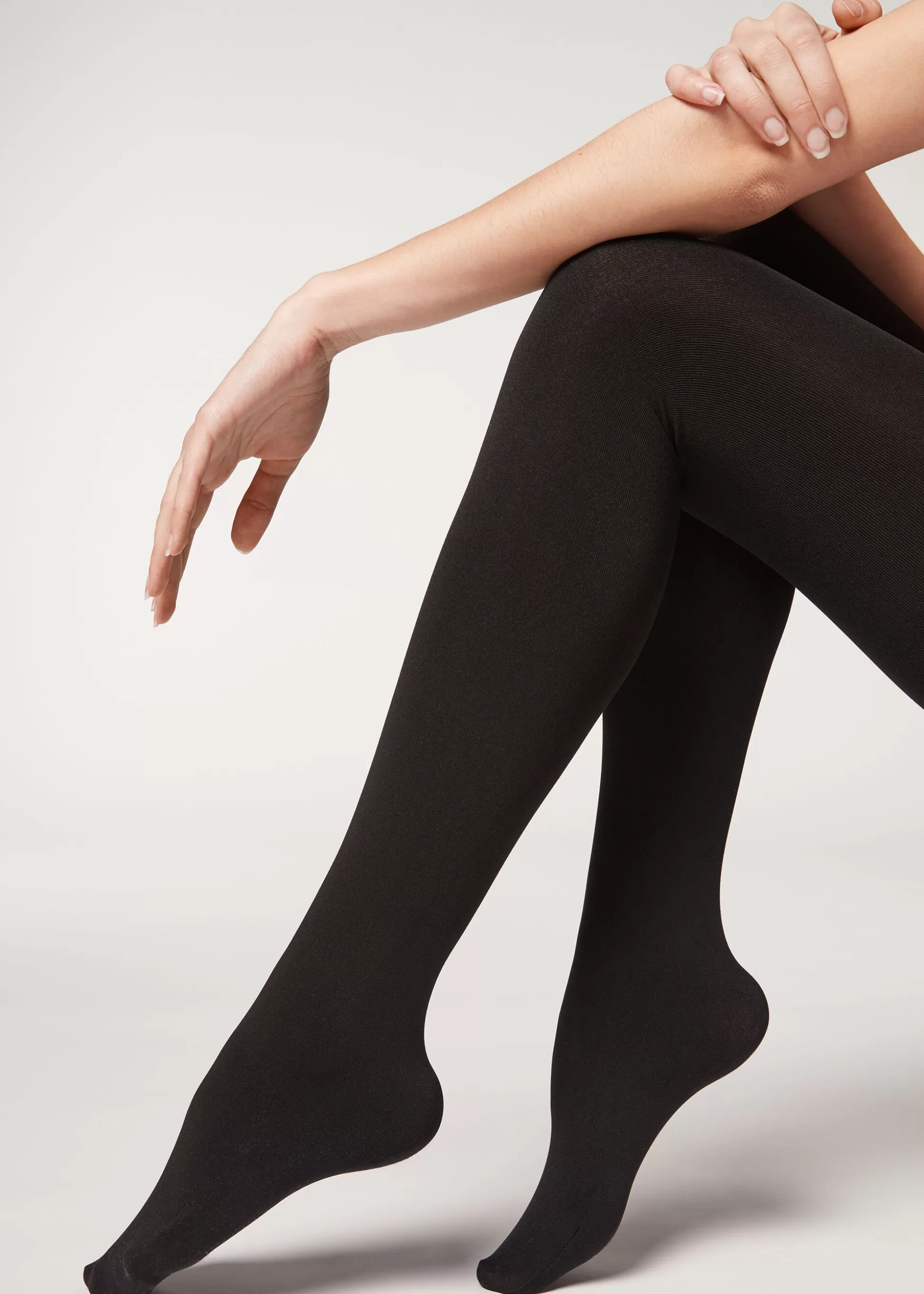 Pantis Tupidos-Calzedonia Pantis Ultratérmicos Tupidos Negro