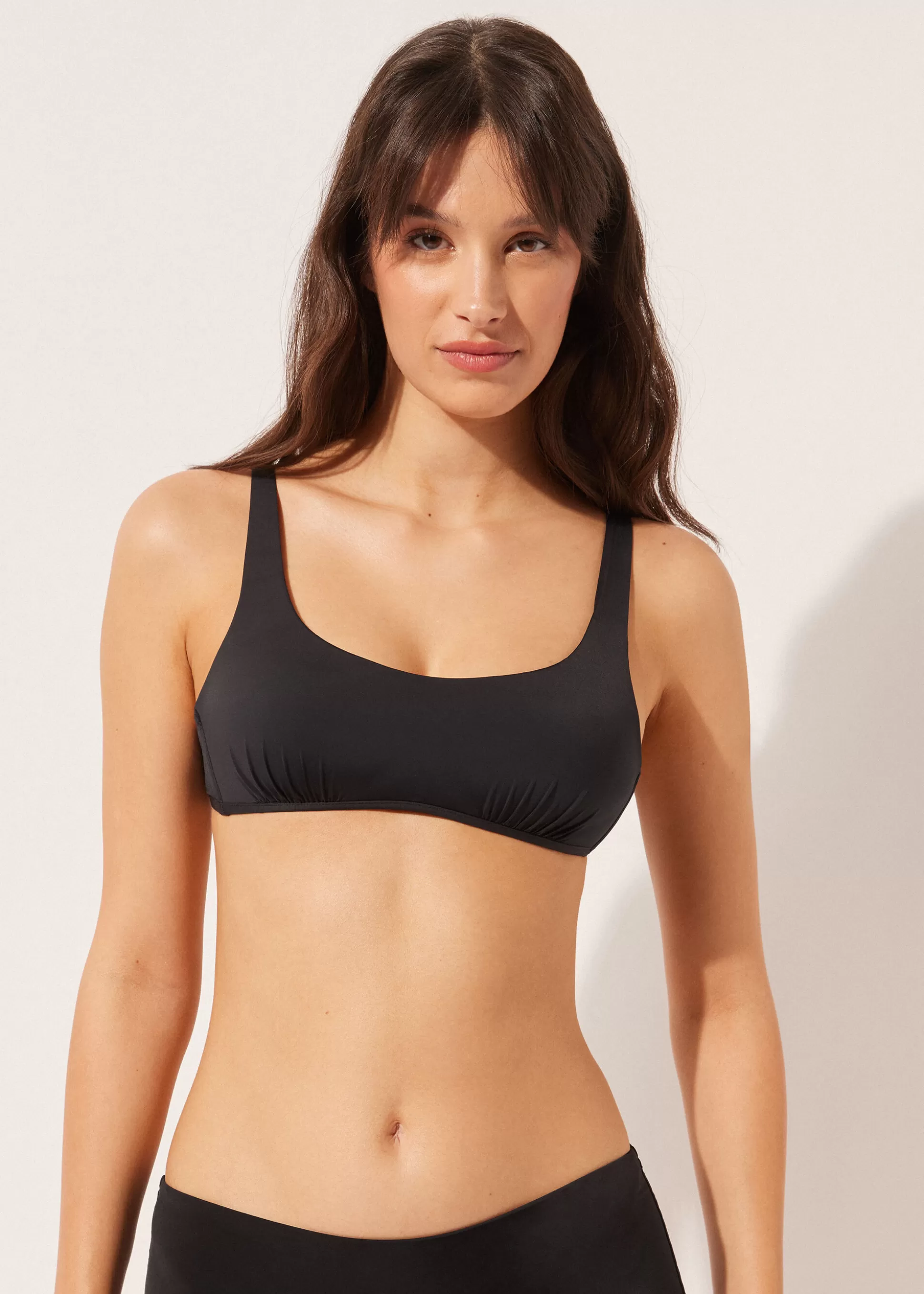 Bikini | Tops Bikini-Calzedonia Top Brassiere Relleno Ligero Bikini Indonesia Negroindonesia