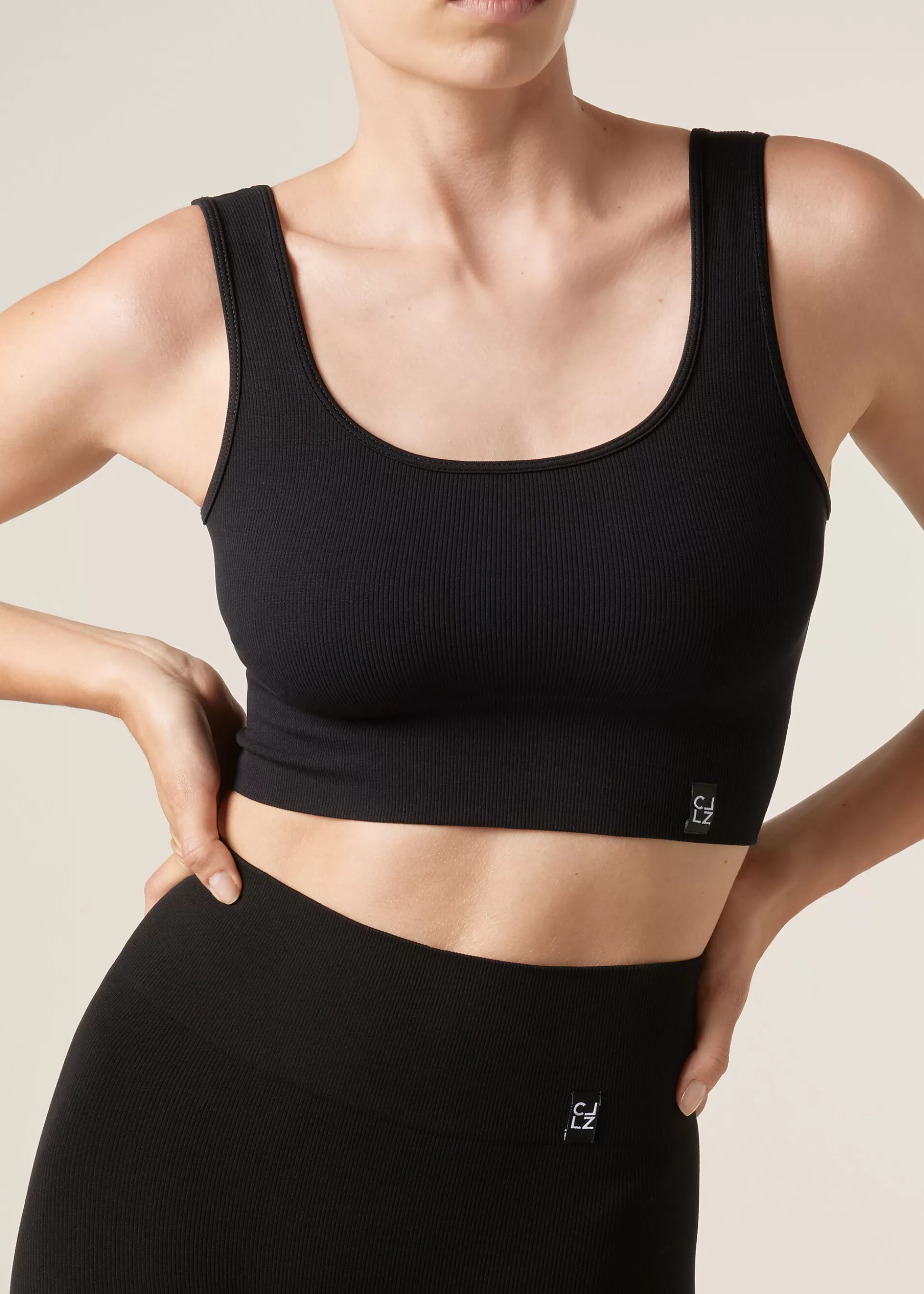 Tops Y Sudaderas Tops Y Sudaderas-Calzedonia Top Deportivo Sin Costuras