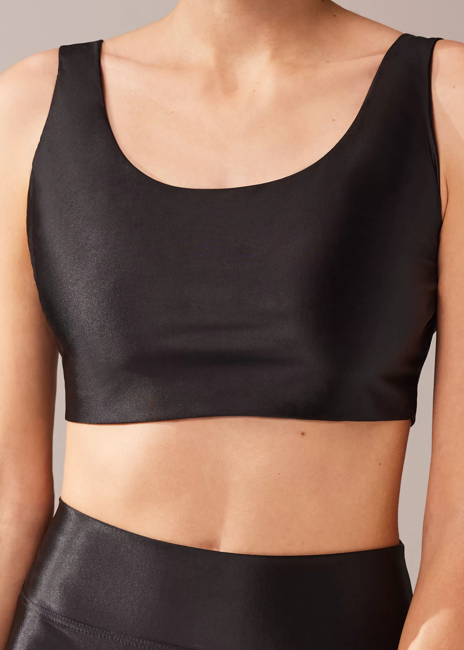 Tops Y Sudaderas Tops Y Sudaderas-Calzedonia Top  Sin Costuras Súper Brillante