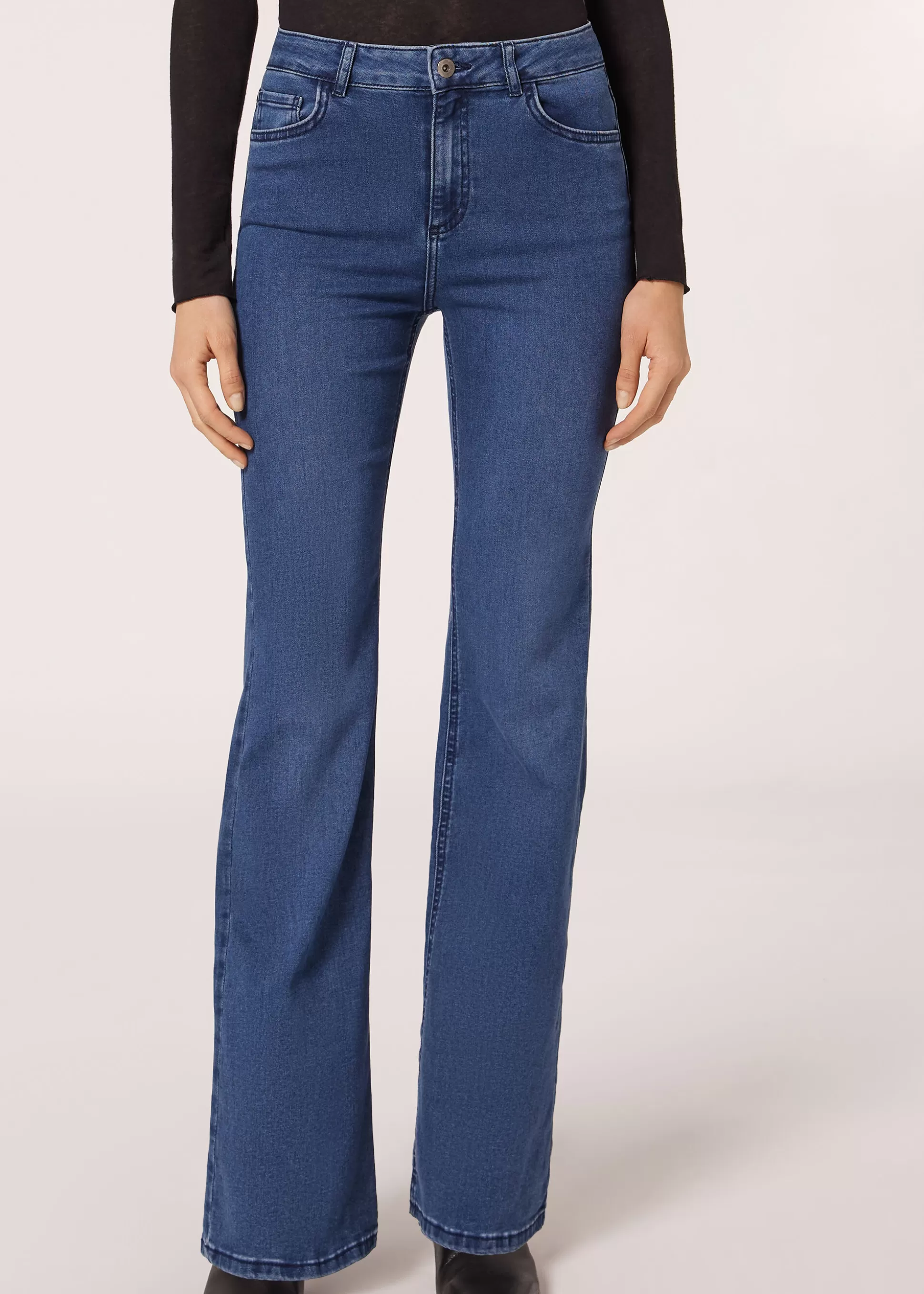 Vaqueros | Pantalones-Calzedonia Vaqueros Flare