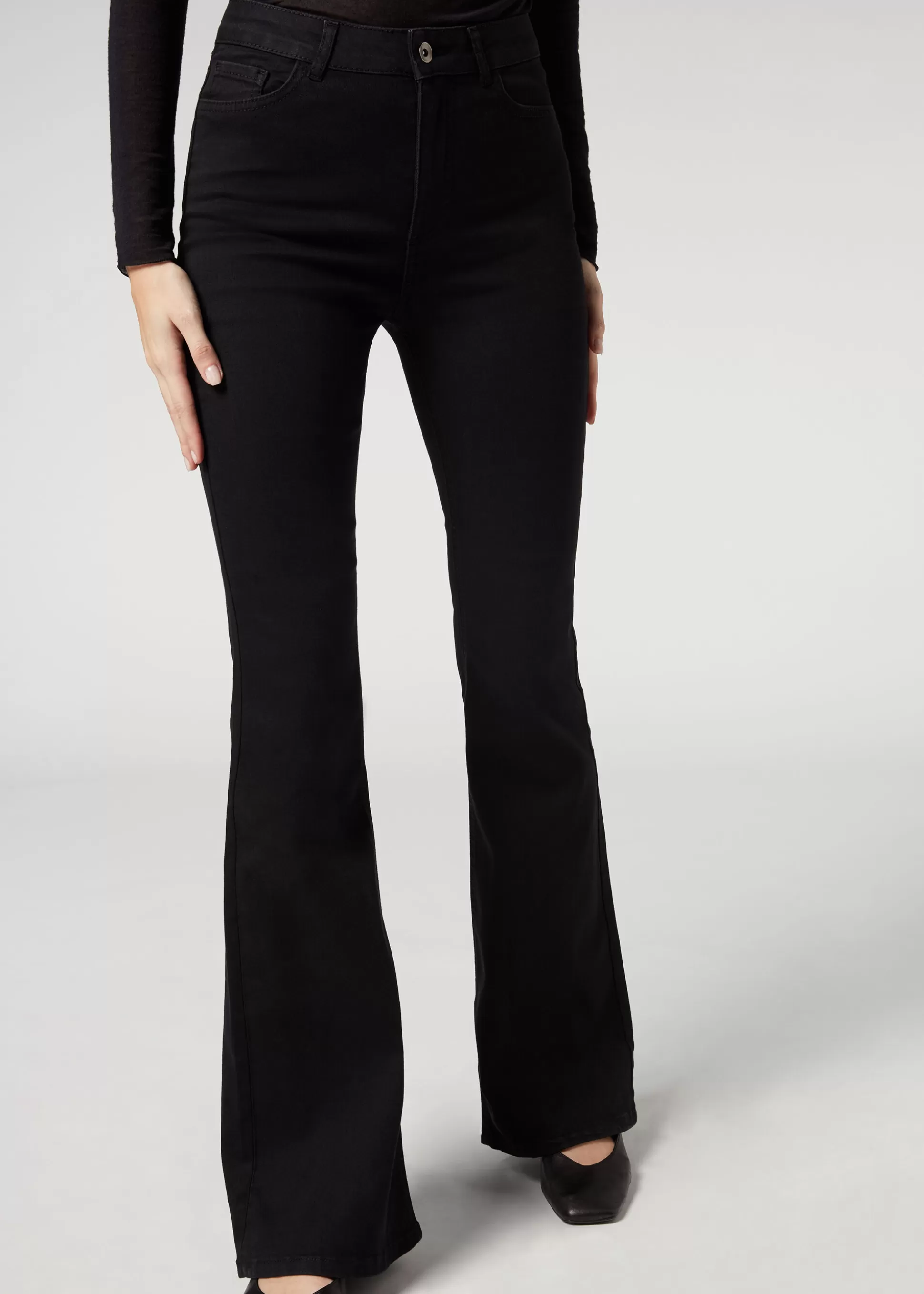 Vaqueros | Pantalones-Calzedonia Vaqueros Flare