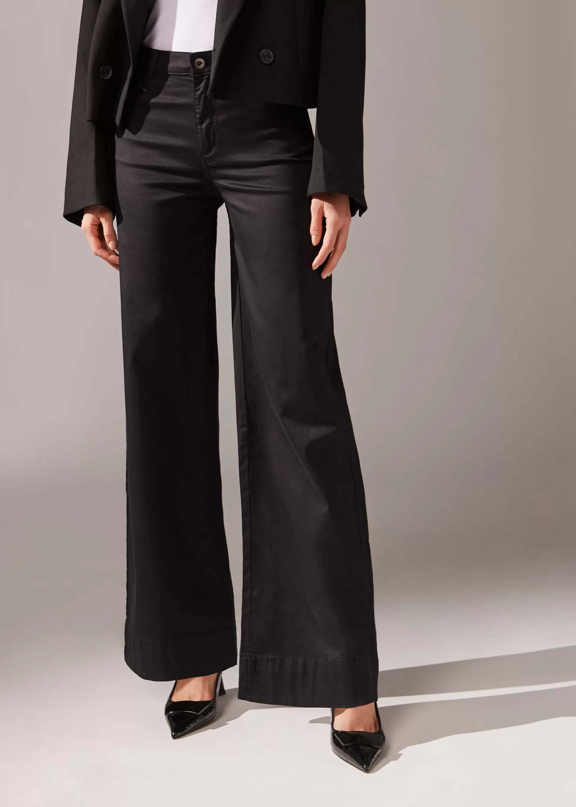 Vaqueros | Pantalones-Calzedonia Vaqueros Palazzo Eco