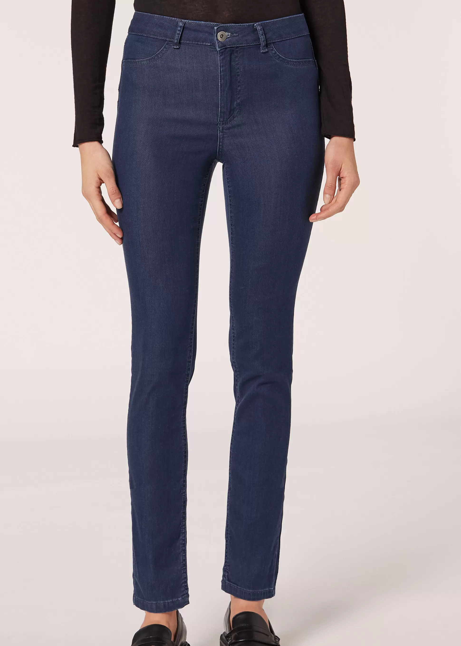 Vaqueros-Calzedonia Vaqueros Push Up Light Denim Eco Azulvaquerooscuro